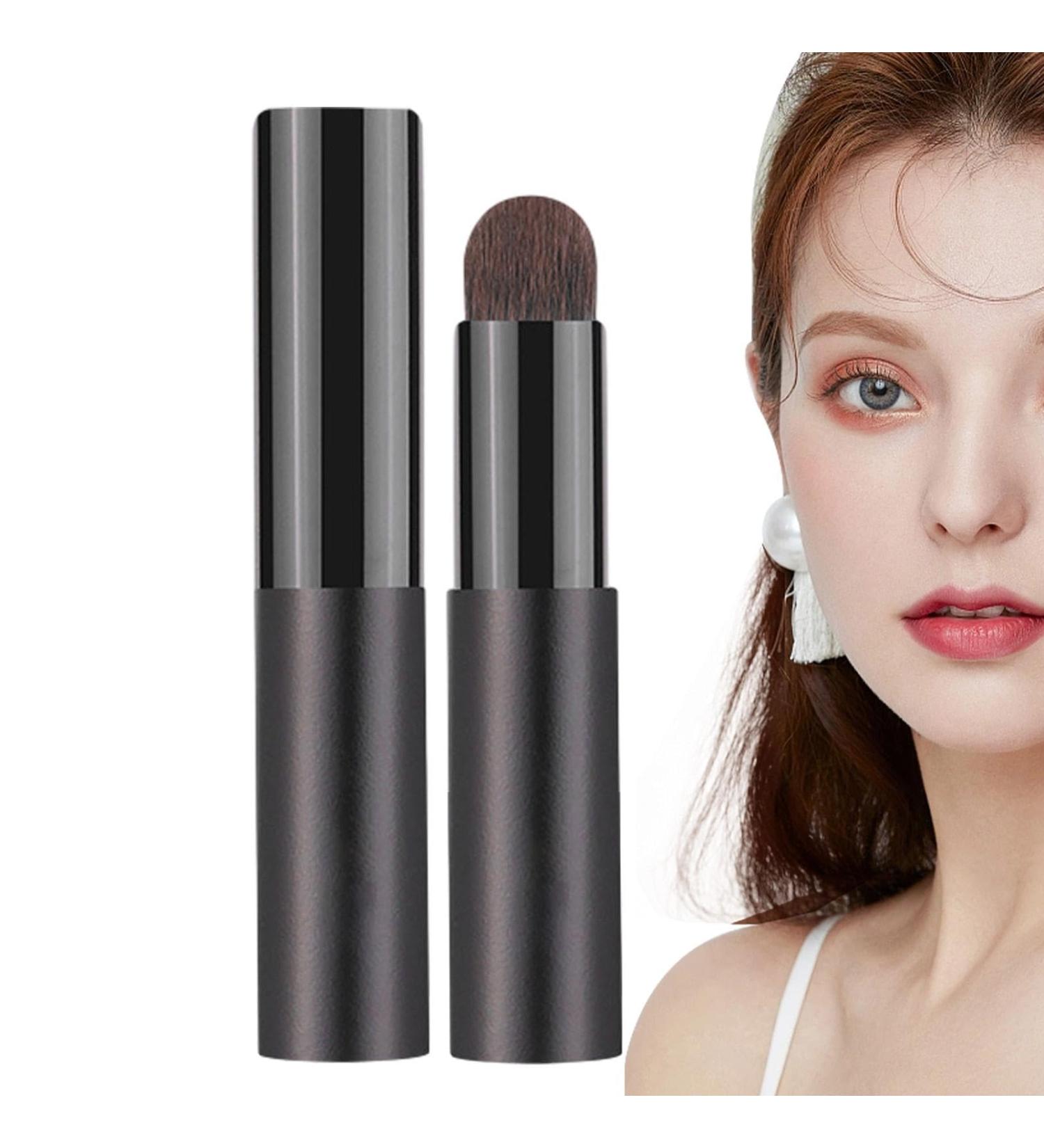 Teksome Lip Brush | Lipstick Applicator Brush with Lid | Portable Brush Eyeshadow Brush Makeup Applicator for Lipsticks Lip Gloss Lip Balm - Buy Online on SooperMarket.com