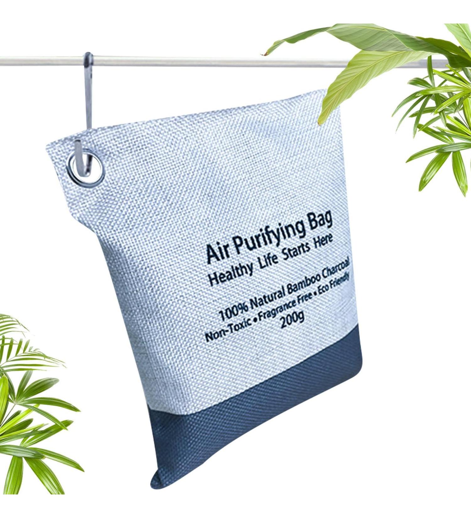 Teksome Charcoal Air Purification Bags - Natural Odor Absorbers for Home Car & Living Room - Effective Air Freshener Accessories - Buy Online on SooperMarket.com