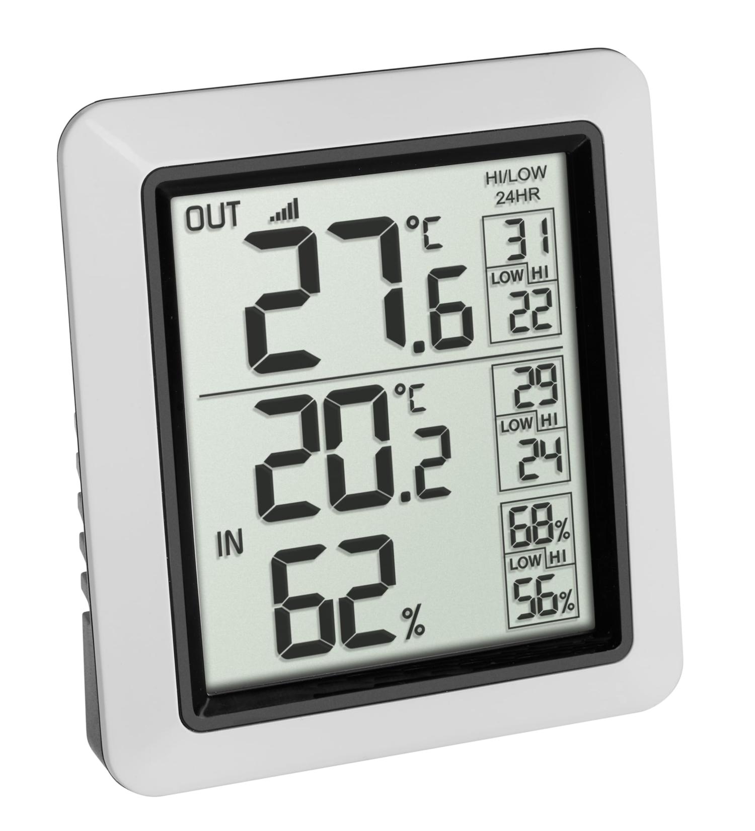 Buy TFA Dostmann Info Radio Thermometer 30:3065.02 | Indoor & Outdoor Temperature Measurement | Accurate & Reliable - Buy Online on SooperMarket.com