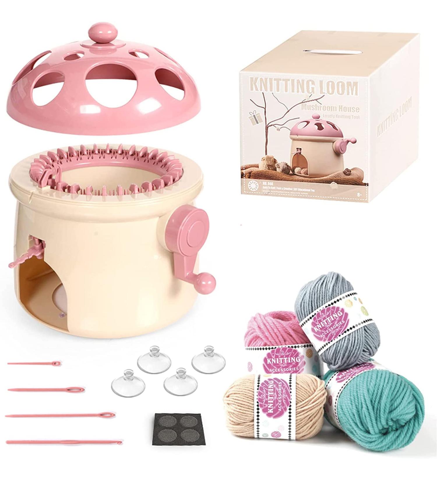 32 Needles Knitting Machine - Smart Weaving Loom Round for Adults and Kids - Buy Online on SooperMarket.com