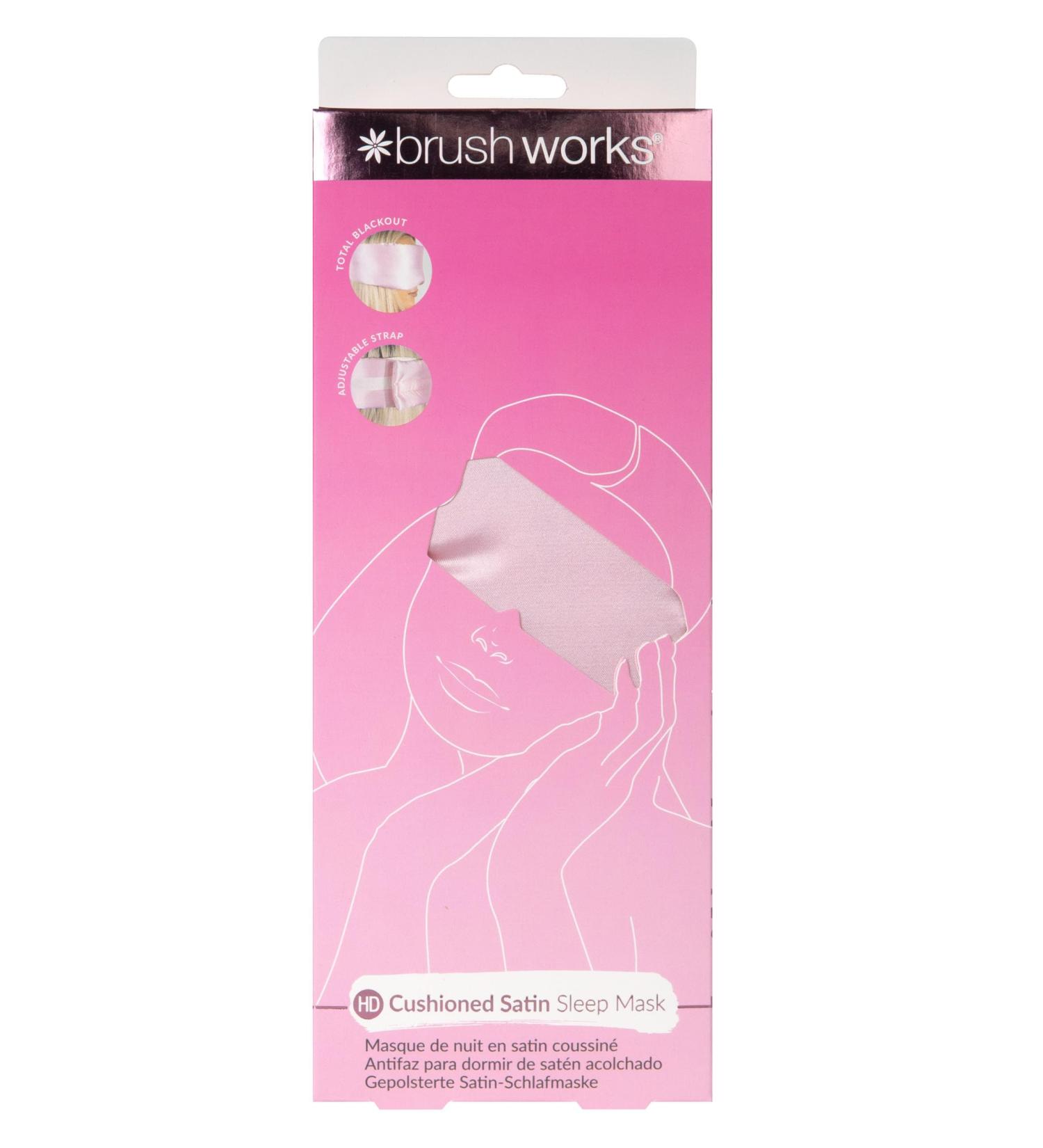 Brushworks Cushioned Satin Sleep Mask - Buy Online on SooperMarket.com