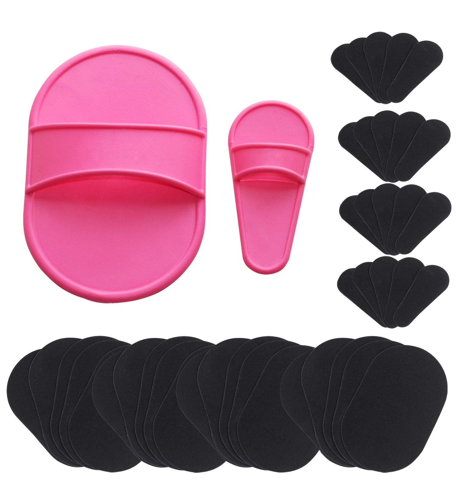 Accessotech 40x Exfoliating Hair Removal Pad Set - Smooth Away Legs, Arms, and Face - Skin-friendly Pads - Hair Remover - Buy Online on SooperMarket.com