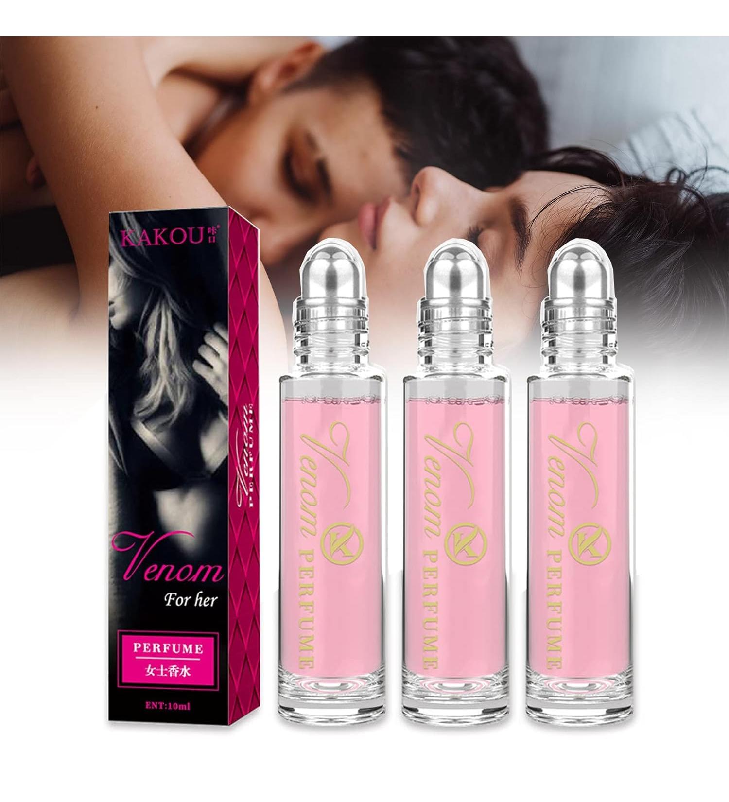 Perfume for Men Valentine's Day Sale Rose Perfume Oil Pheromone Perfume for Men Roll on Perfume Oil Portable Perfume for Male (3 Pcs-B) - Buy Online on SooperMarket.com