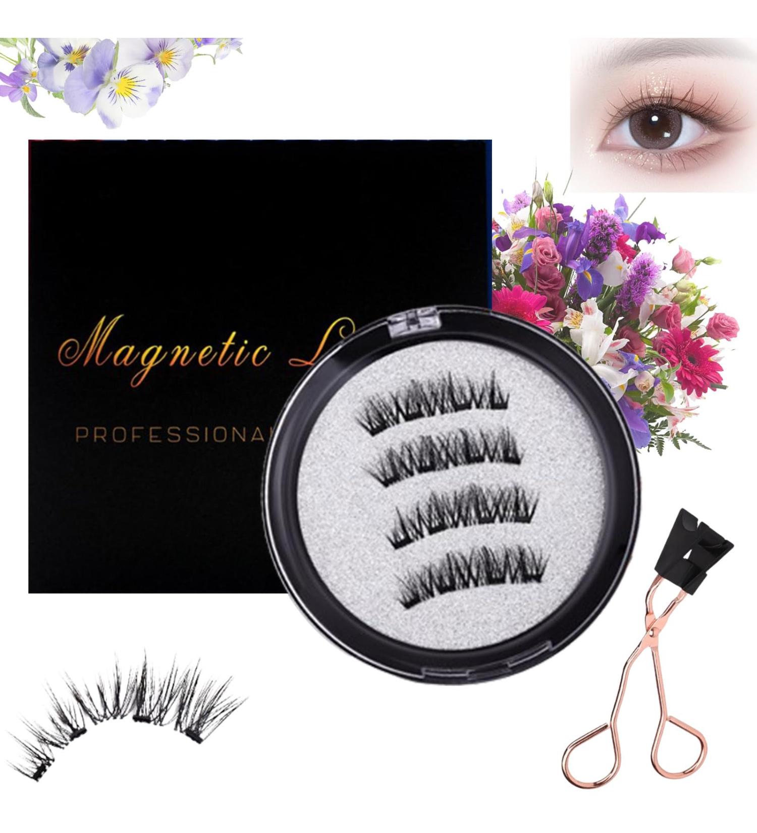 Lumentes Magnetic Eyelashes Lumentes Reusable Magnetic Eyelashes Magnetic Eyelashes Without Eyeliner Flawless Magnetic Eyelashes Eyelashes Magnetic Without Eyeliner Lashes Eyes Beauty (HPD06-4) - Buy Online on SooperMarket.com