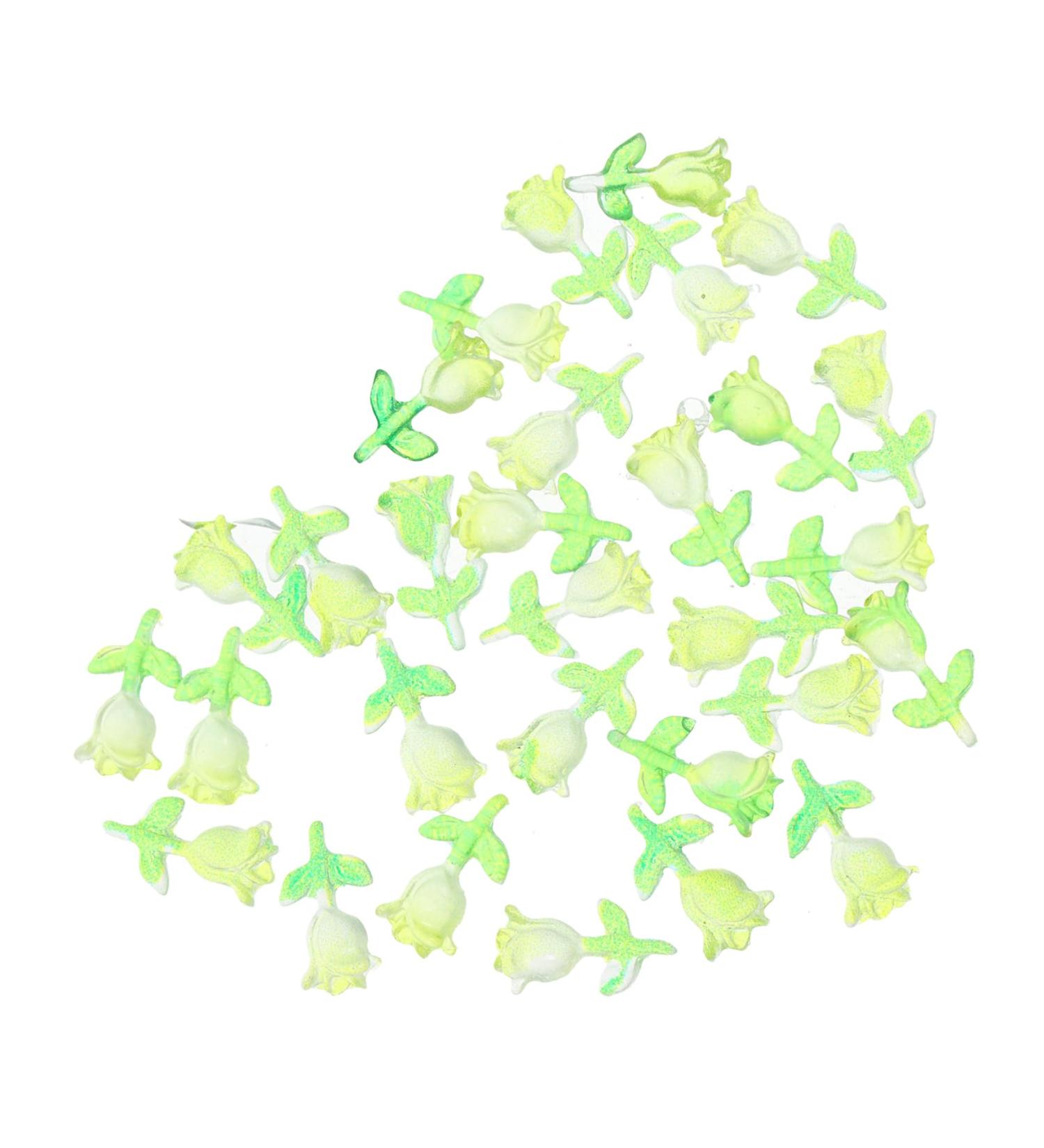 FOYTOKI Nail Art Accessories Resin Nail Tulip Charm for nail gems charms for nails 3d three-dimensional Acrylic Nail Art Flowers Nail Asssories 0.5x1x0.3cm As Shown1 - Buy Online on SooperMarket.com