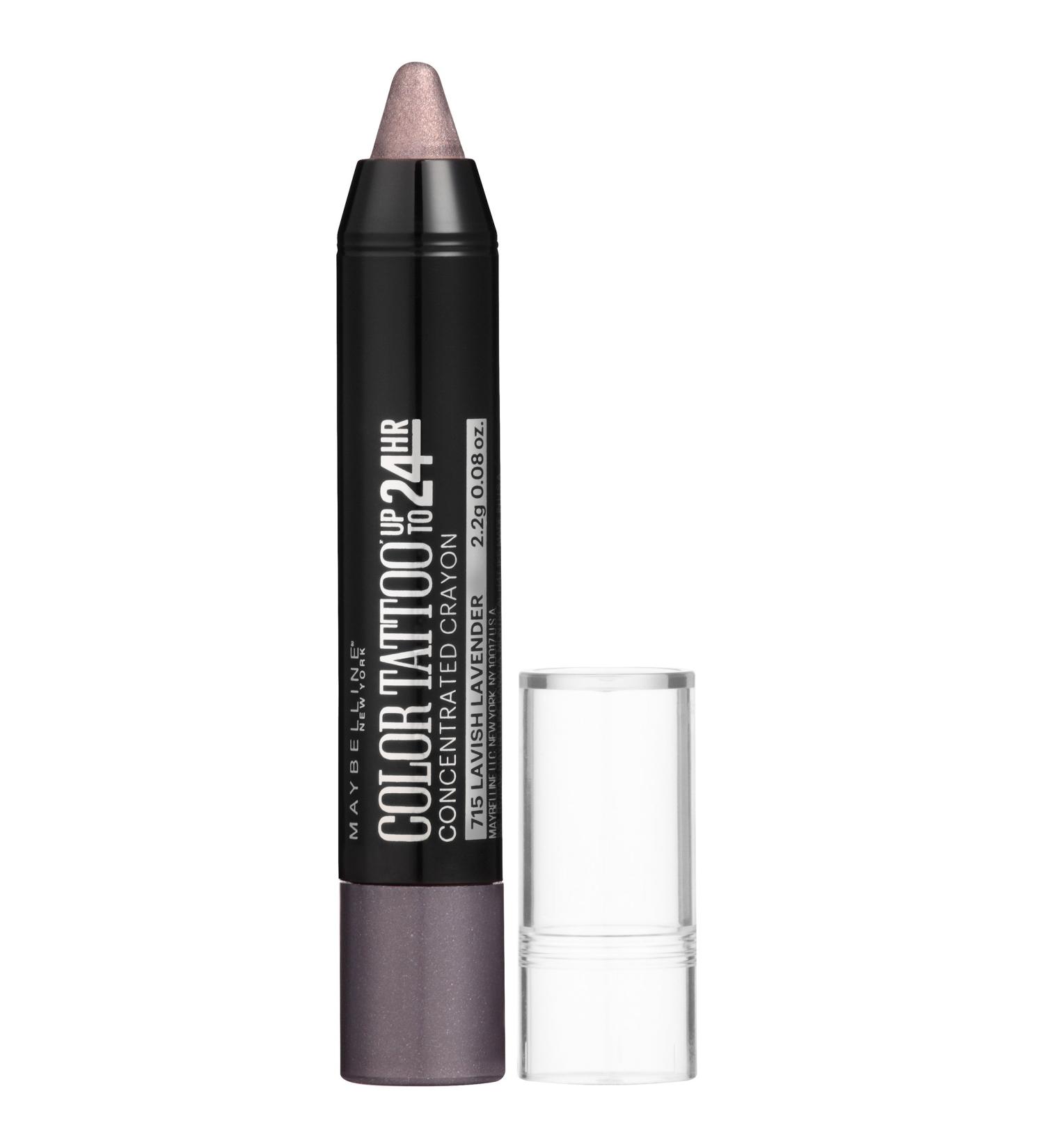 Maybelline New York Eyestudio ColorTattoo Crayon 715 Lavish Lavender 0.08 oz - Long-lasting Eye Makeup - Buy Online on SooperMarket.com