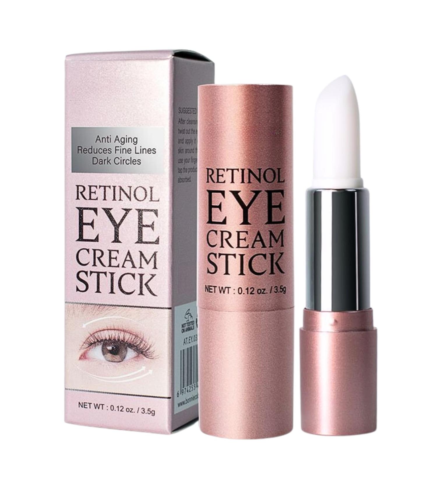 Retinol Stick Retinol Eye Cream for Dark Circles Under Eye Cream Anti Aging Anti Wrinkle Eye Cream Firming Eye Balm Stick Repairing Eye Skin Tightening Fade Fine Line Smooth Tender - Buy Online on SooperMarket.com