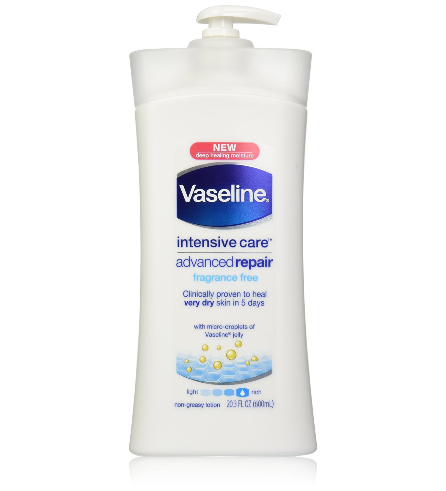 Vaseline Intensive Rescue Repairing Moisture Lotion 20.3 oz - Fragrance Free Deep Hydration for Dry Skin | Buy Online Internationally - Buy Online on SooperMarket.com