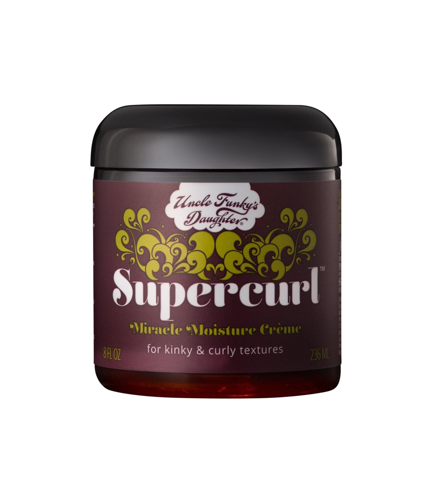 Uncle Funky's Daughter SuperCurl Miracle Moisture Creme 8 Fl Oz - Hydrating Curl Cream - Buy Online on SooperMarket.com