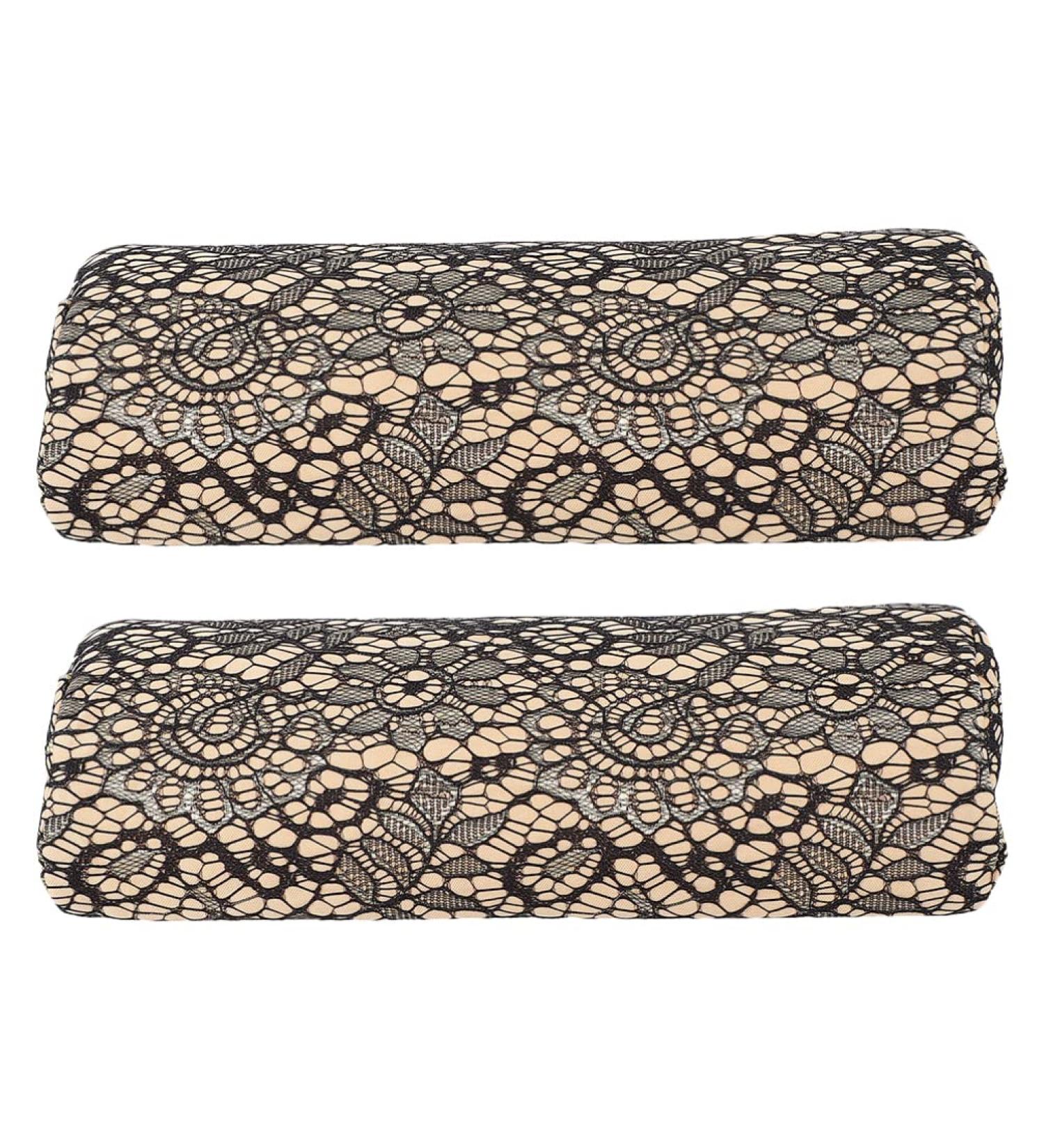 KALLORY Floral Pillows 2 Pieces Nail Arm Rest Professional Nail Hand Rest Cushion Lace Manicure Pillows Tool for Salon Home Use Floral Throw Pillows - Buy Online on SooperMarket.com
