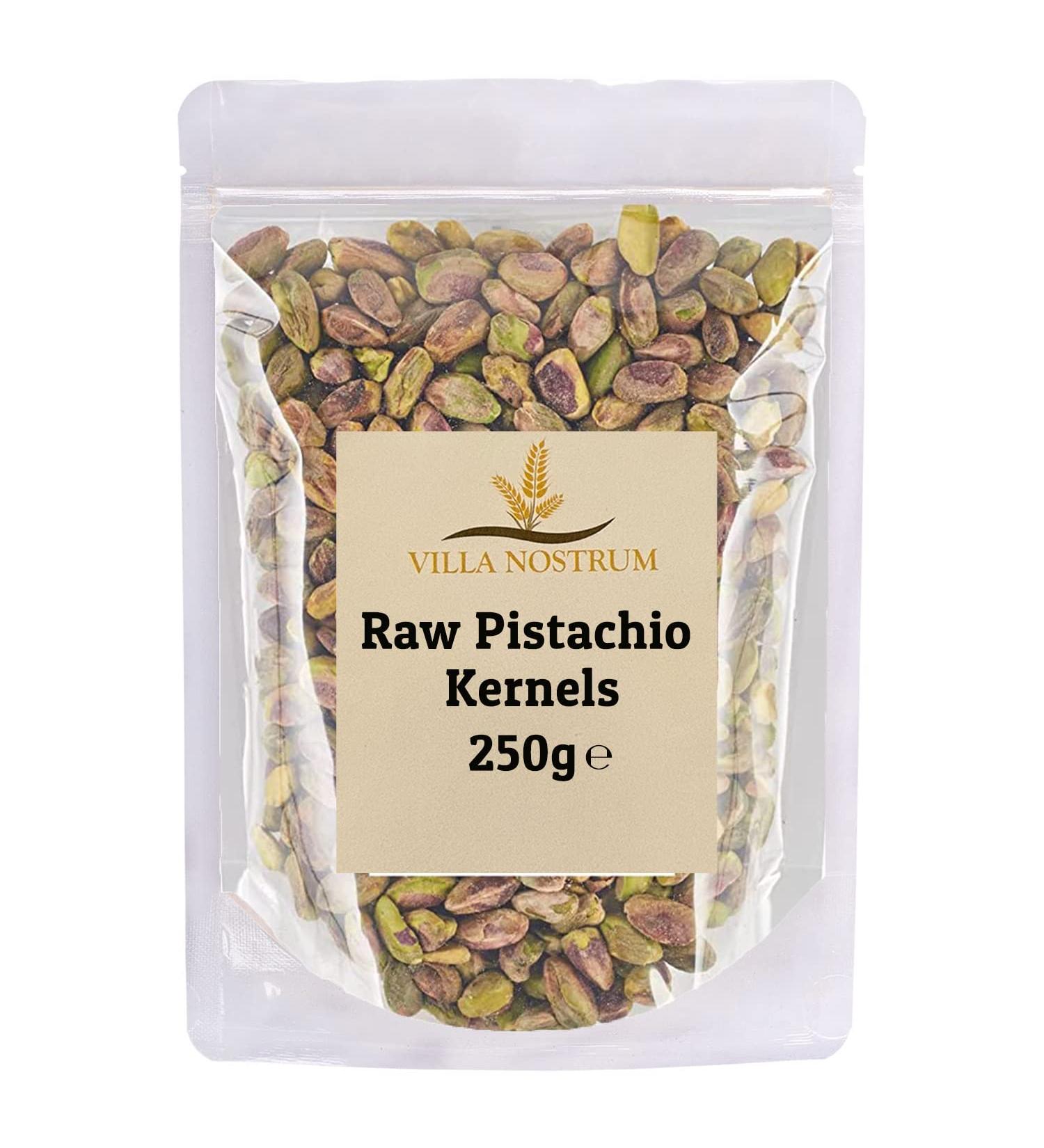 Raw Pistachio Kernels 250g by Villa Nostrum