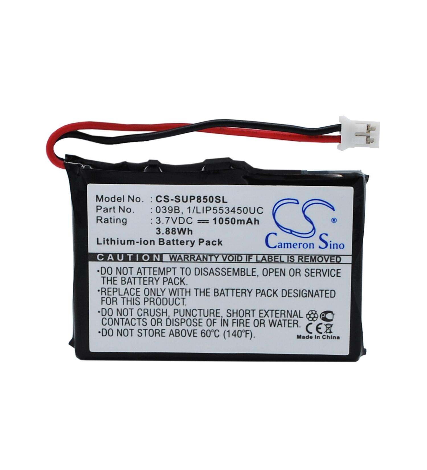 1050mAh Battery Replacement for Sureshotgps 1110-1 8800 8850 039B - High-Quality 3.7V Lithium-Ion - Buy Online on SooperMarket.com