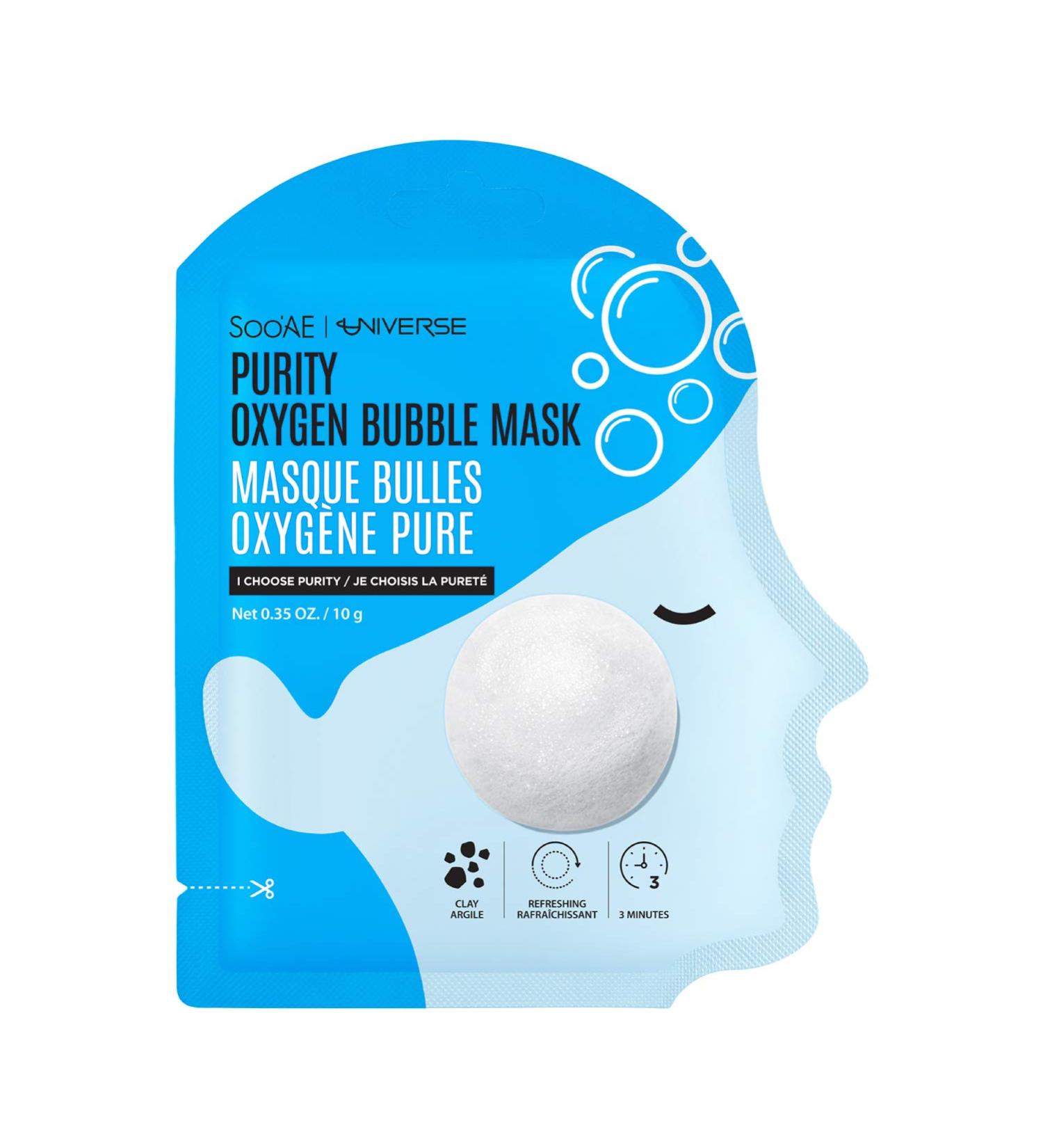 Soo AE Purity Oxygen Bubble Mask - 1 Count | Revitalize Your Skin | International Shipping Available - Buy Online on SooperMarket.com