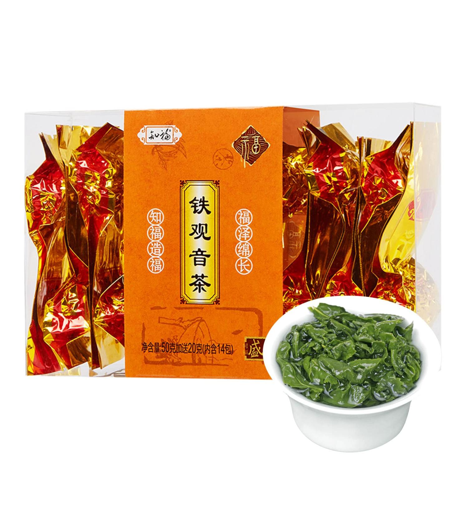 Oolong Tea 4.4oz / 125g - Chinese Tea Anxi Tieguanyin Tea - Tie Guan Yin Tea - Iron Goddess Oolong Tea - High Mountain Oolong Tea -  - Buy Online on SooperMarket.com