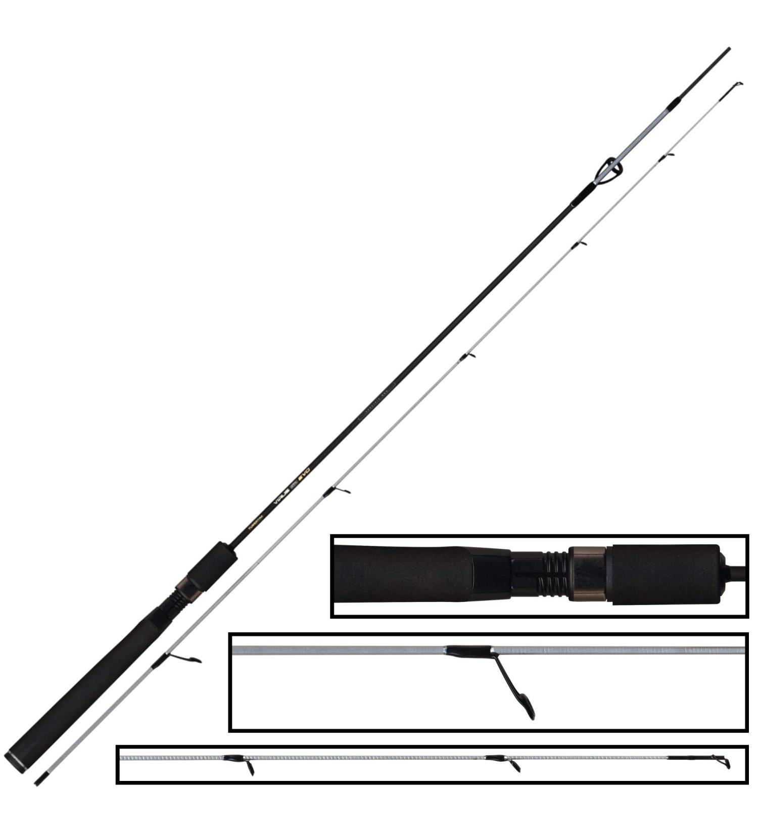 TUBERTINI VIRUS SB Evo 1.85m 1-4g Ultra Light Trout Fishing Rod | Best Spin Rod for Trout & Spoon Fishing - Buy Online on SooperMarket.com
