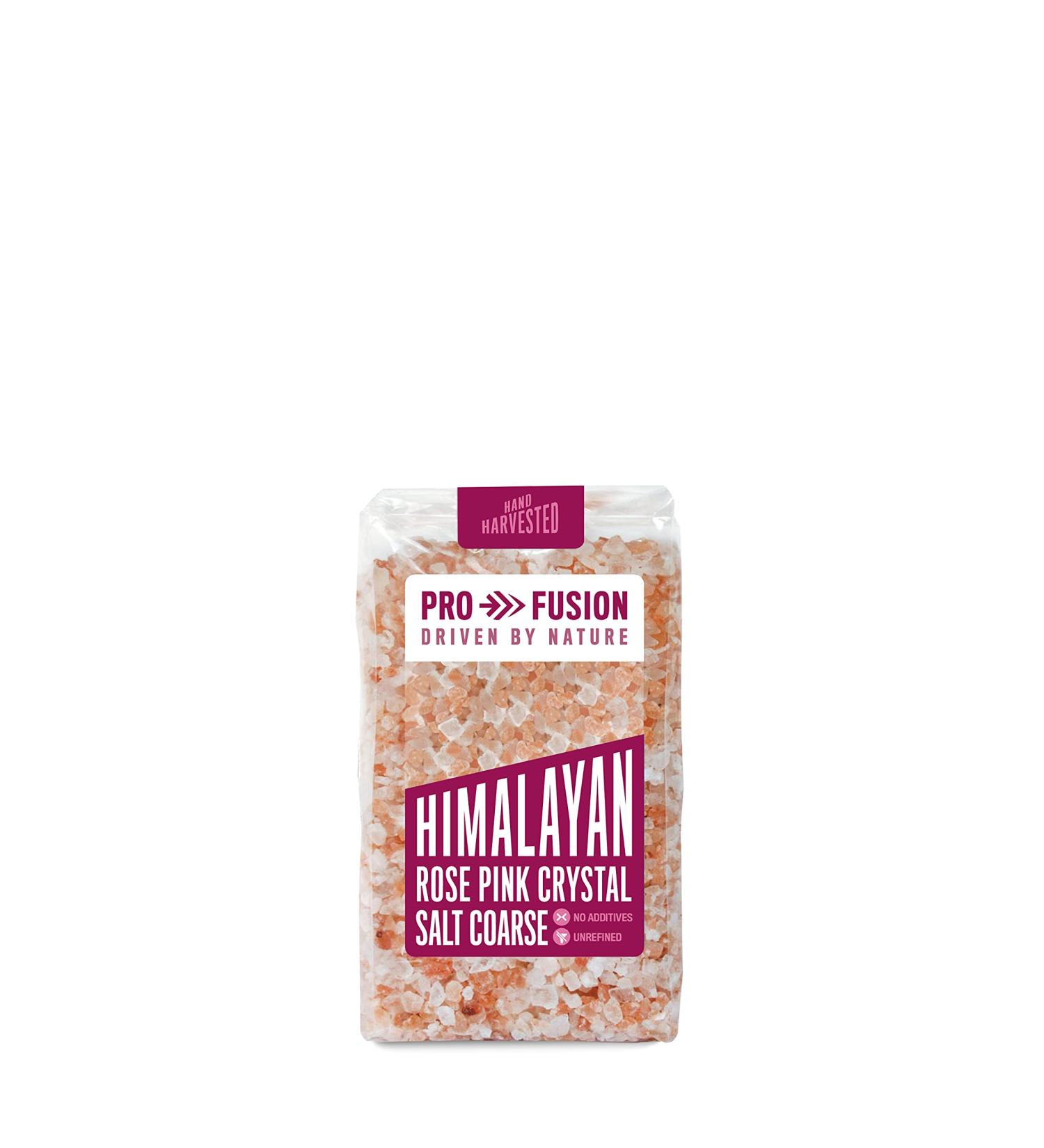 Profusion Organic Himalayan Rose Pink Crystal Salt Coarse 500g