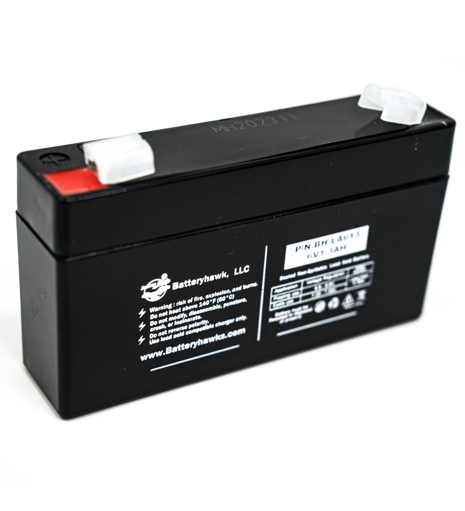 Buy UB-613 6V 1.3AH SLA Battery - Sealed Lead Acid F1 Terminal | International Shipping Available - Buy Online on SooperMarket.com