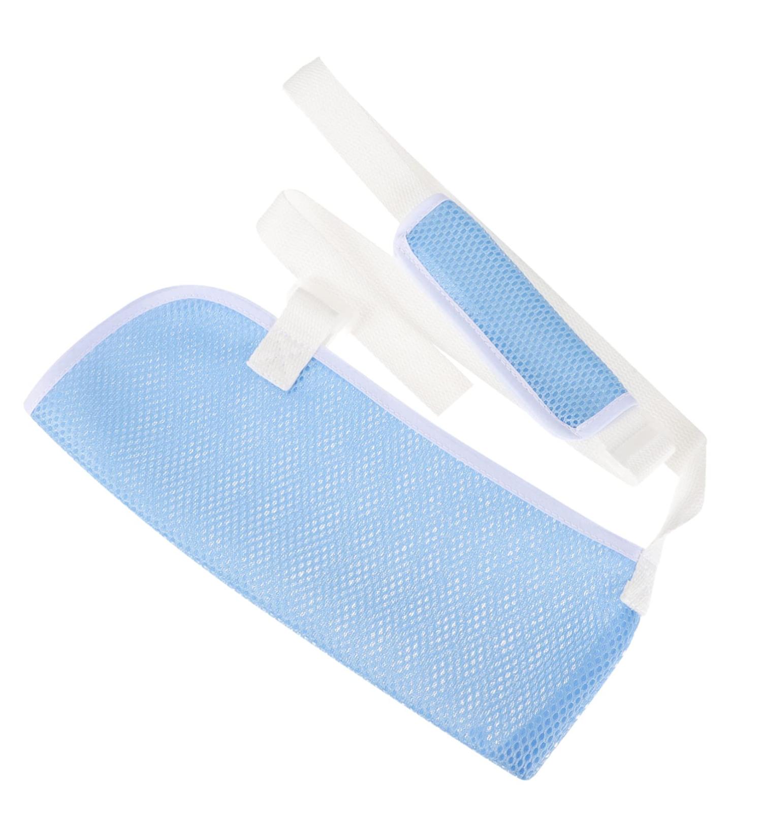 Anneome Children's Arm Sling Children Arm Sling Shoulder Immobilizer Sling Suspenders for Arm Brace Net 50X27CM Sky-blue - Buy Online on SooperMarket.com