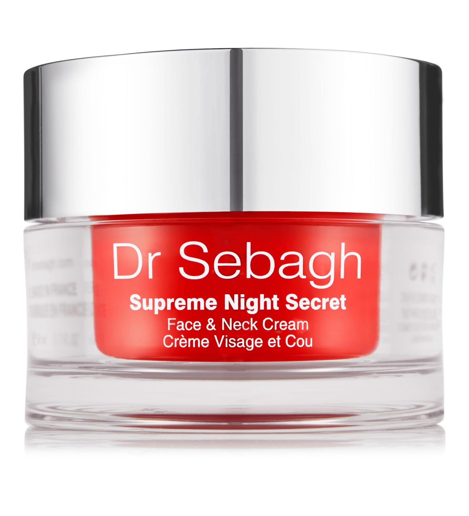 Dr Sebagh Supr me Night Secret - Anti-Aging Face & Neck Cream - Overnight Firming & Revitalizing Formula (50ml/1.7 fl Oz)
