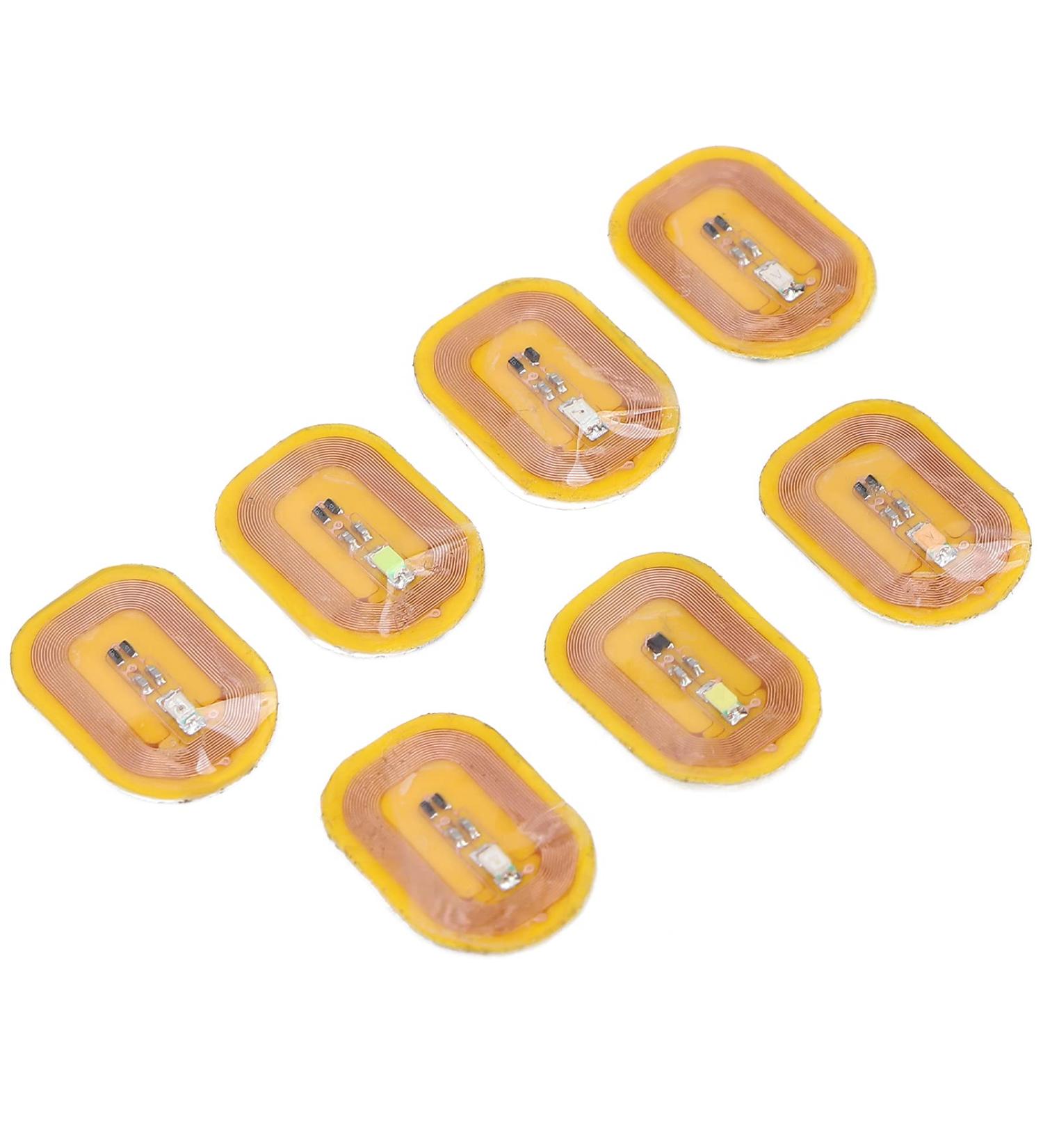 7pcs NFC Lighting Nail Art Decoration Stickers - Self Adhesive Intelligent DIY Nail Decor for Home and Salon - Buy Online on SooperMarket.com