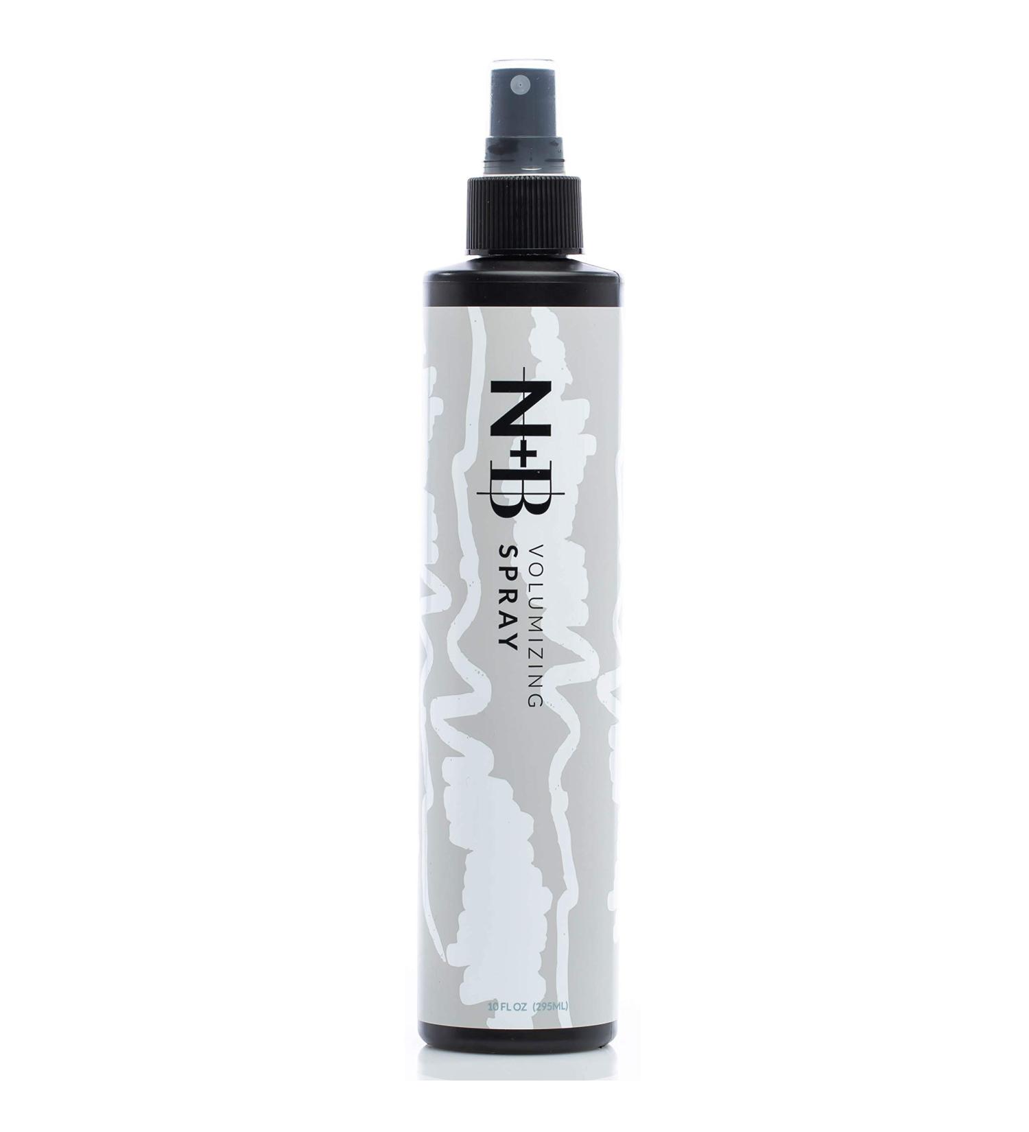 N+B Volumizing Spray | Medium Hold Fast Drying Lightweight | Non-Sticky Fights Frizz Heat Protectant Adds Volume | For All Hair Types and Textures | 10 oz - Buy Online on SooperMarket.com