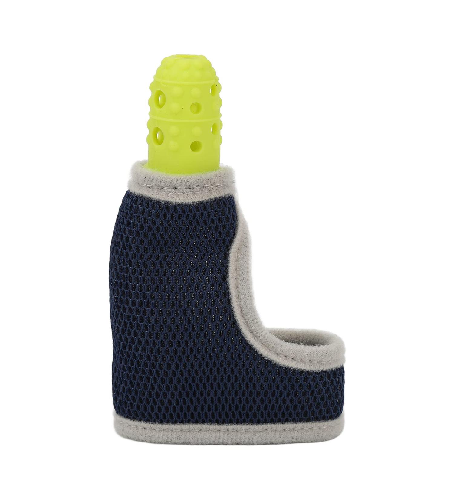 Soft Silicone Baby Glove - Breathable Adjustable Thumb Cuff Suction Control - Yellow - Buy Online on SooperMarket.com