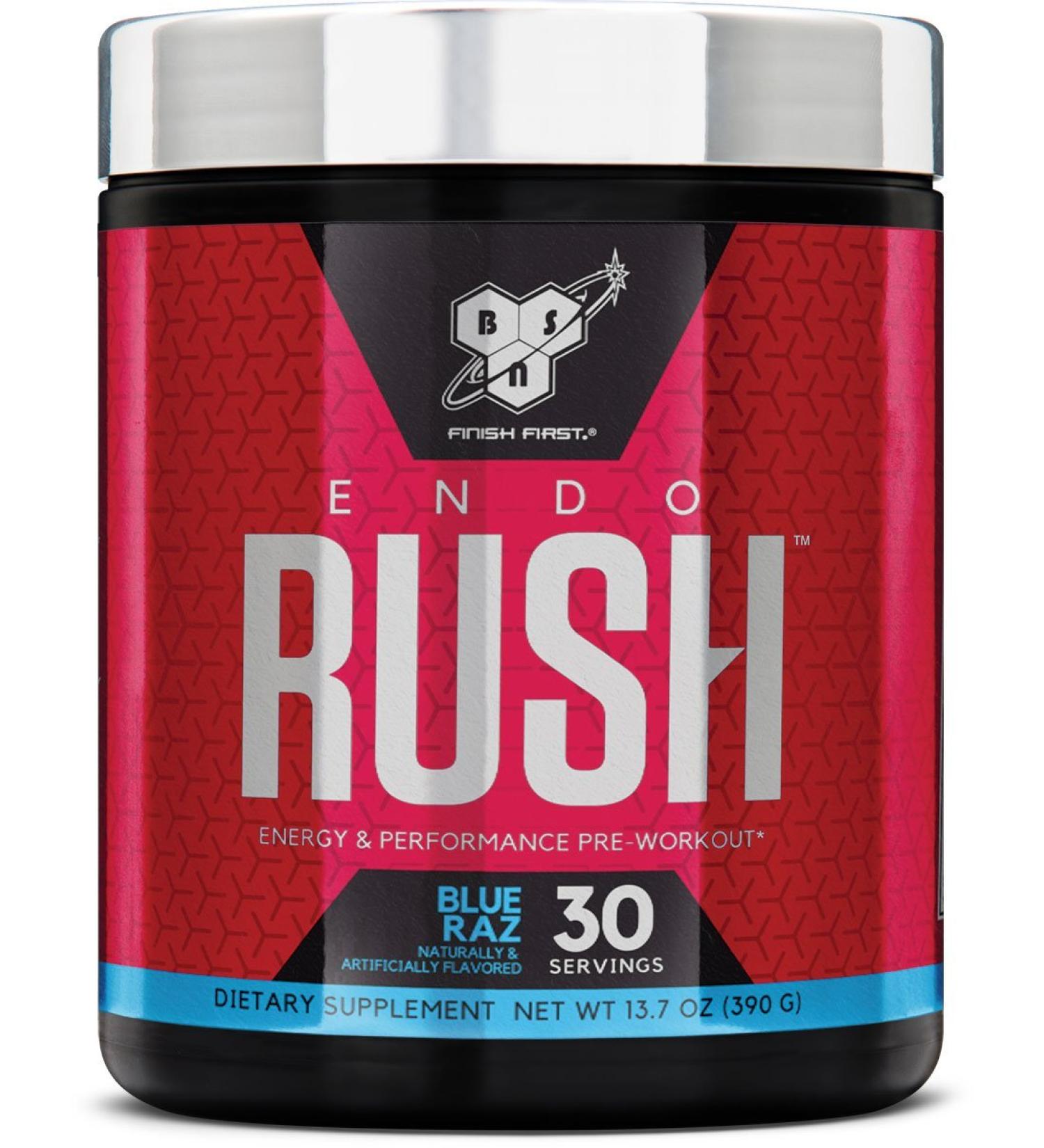 BSN EndoRush (30 Servings, Blue Raspberry)