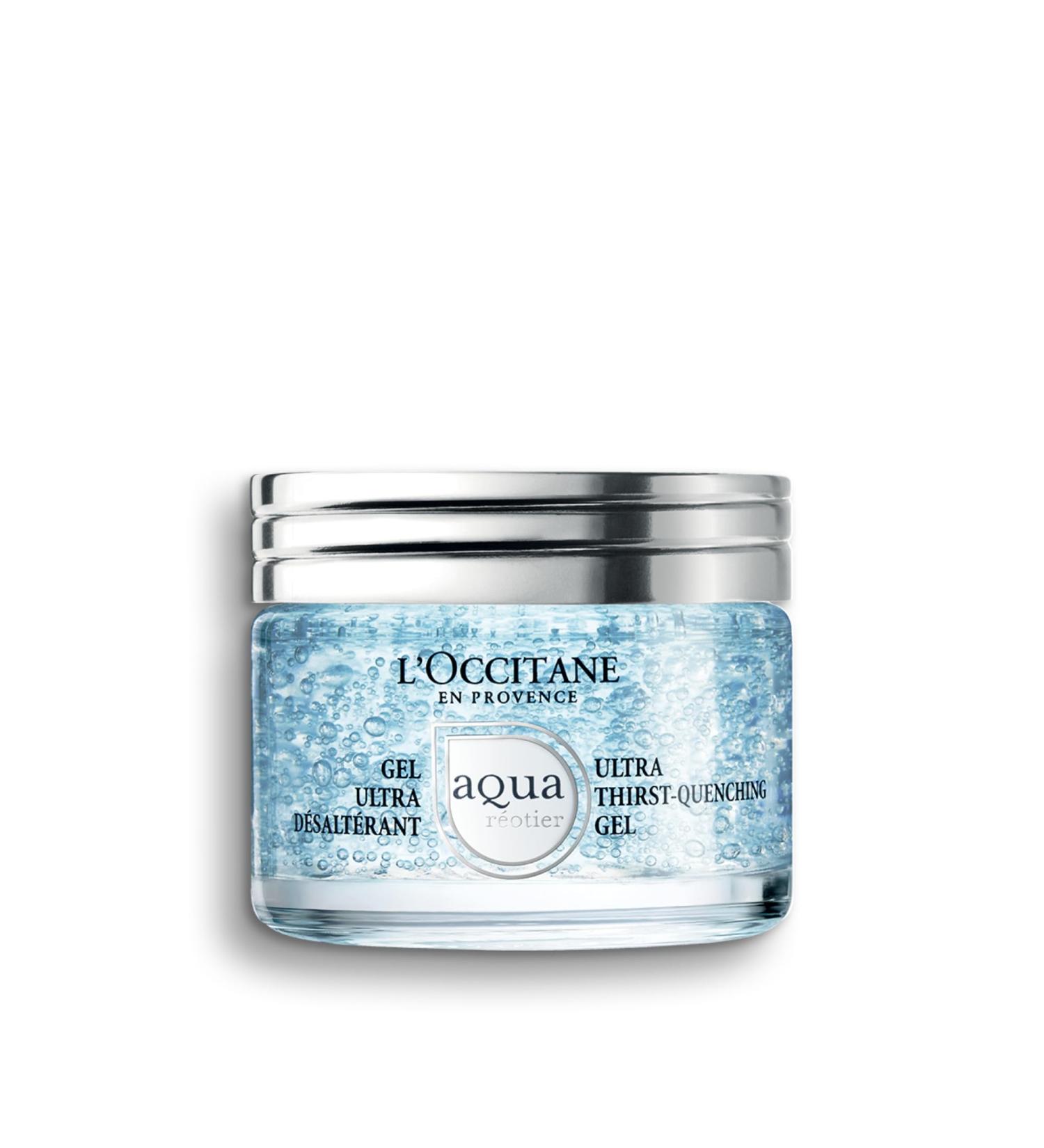 L'OCCITANE Aqua R otier Ultra Thirst-Quenching Gel 50ml | Vegan & 98% Readily Biodegradable | Enriched with Macro Hyaluronic Acid | Clean & Luxury Beauty Skincare for All Skin Types - Buy Online on SooperMarket.com