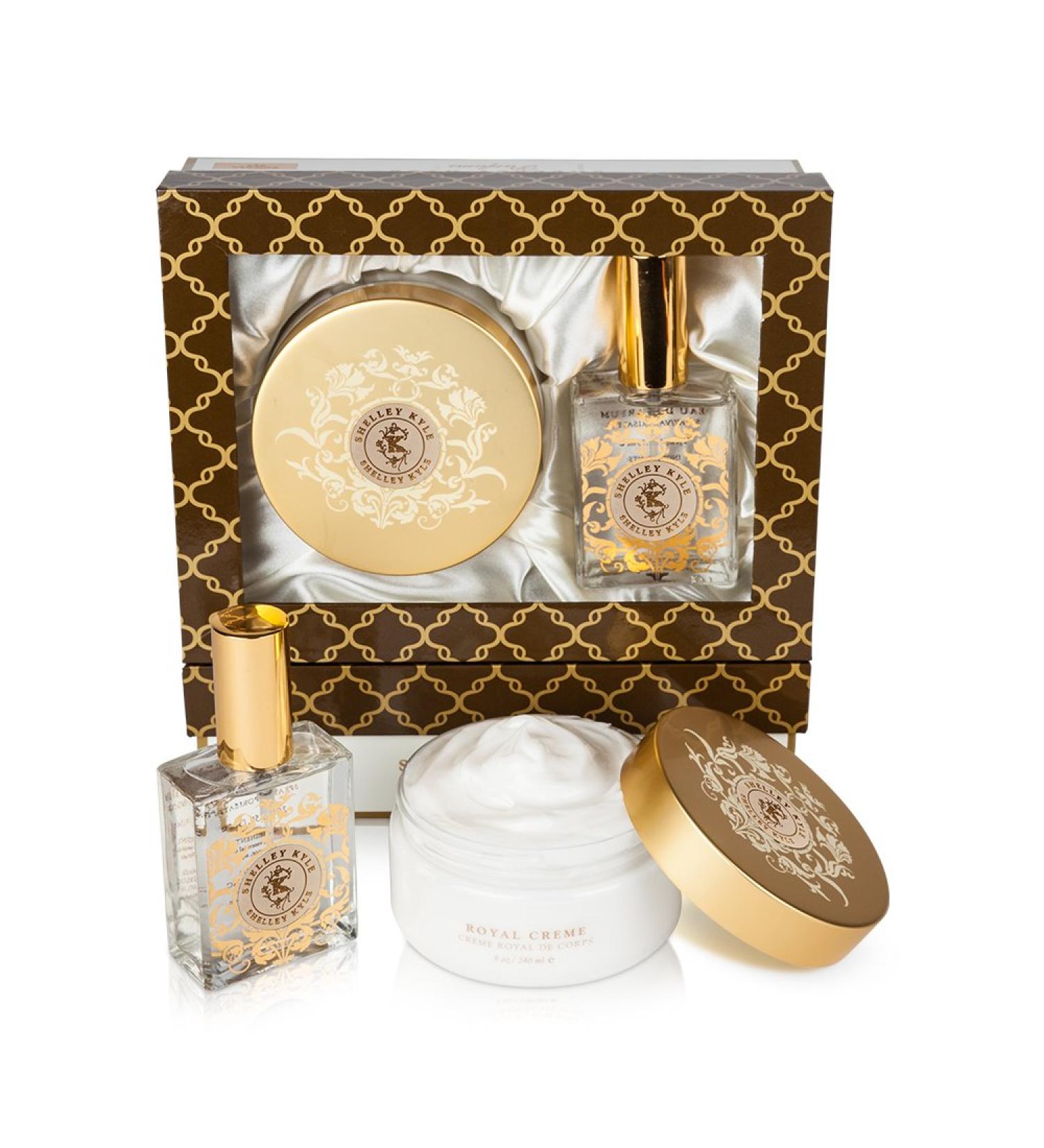 Shelley Kyle Signature Royal Creme and Large Perfume Set