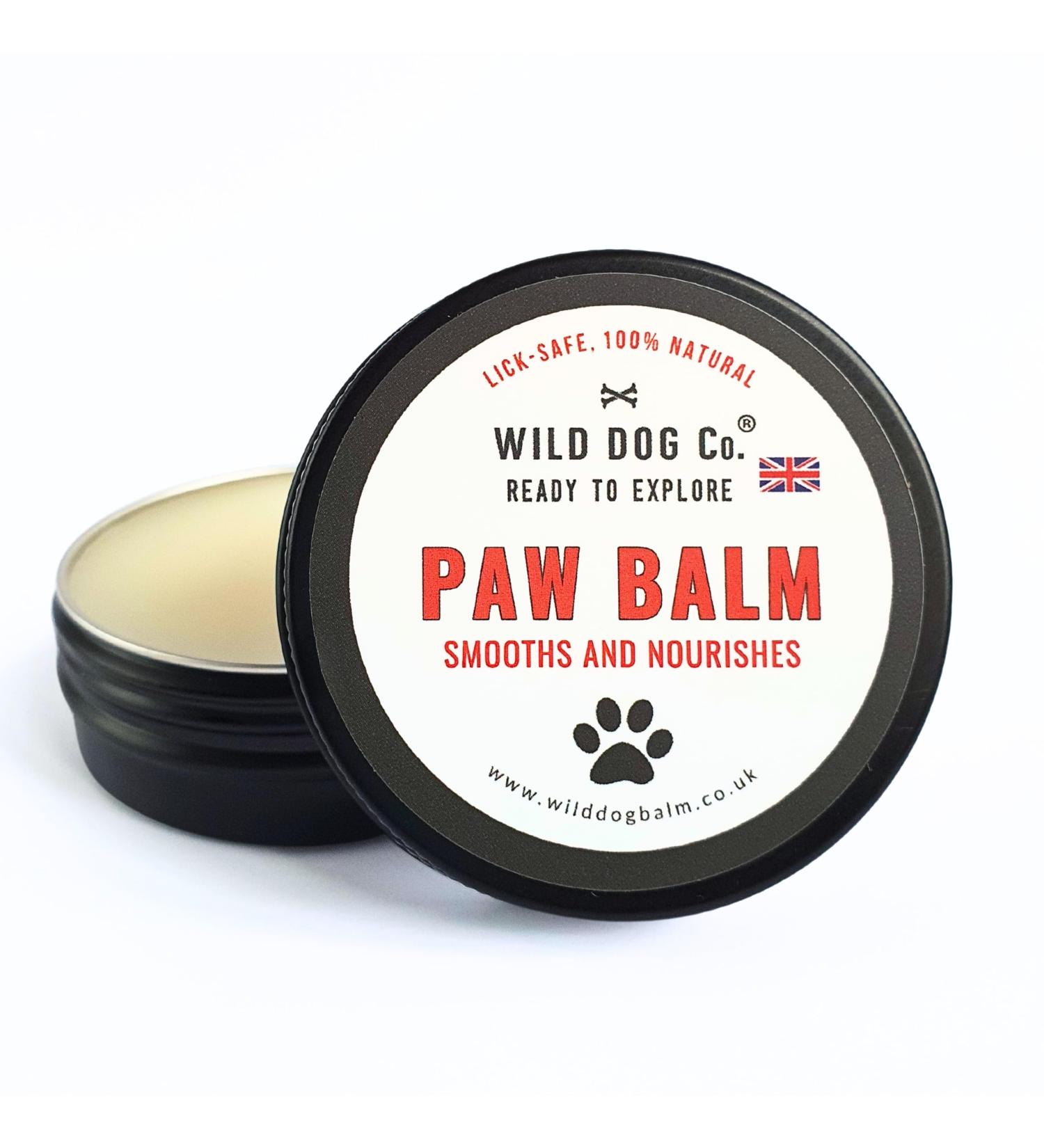 Dog Paw Balm for dogs cracked dry paws and pads itchy paws hot spots stop licking allergies paw butter nose balm lick safe made in the UK 30g - Buy Online on SooperMarket.com