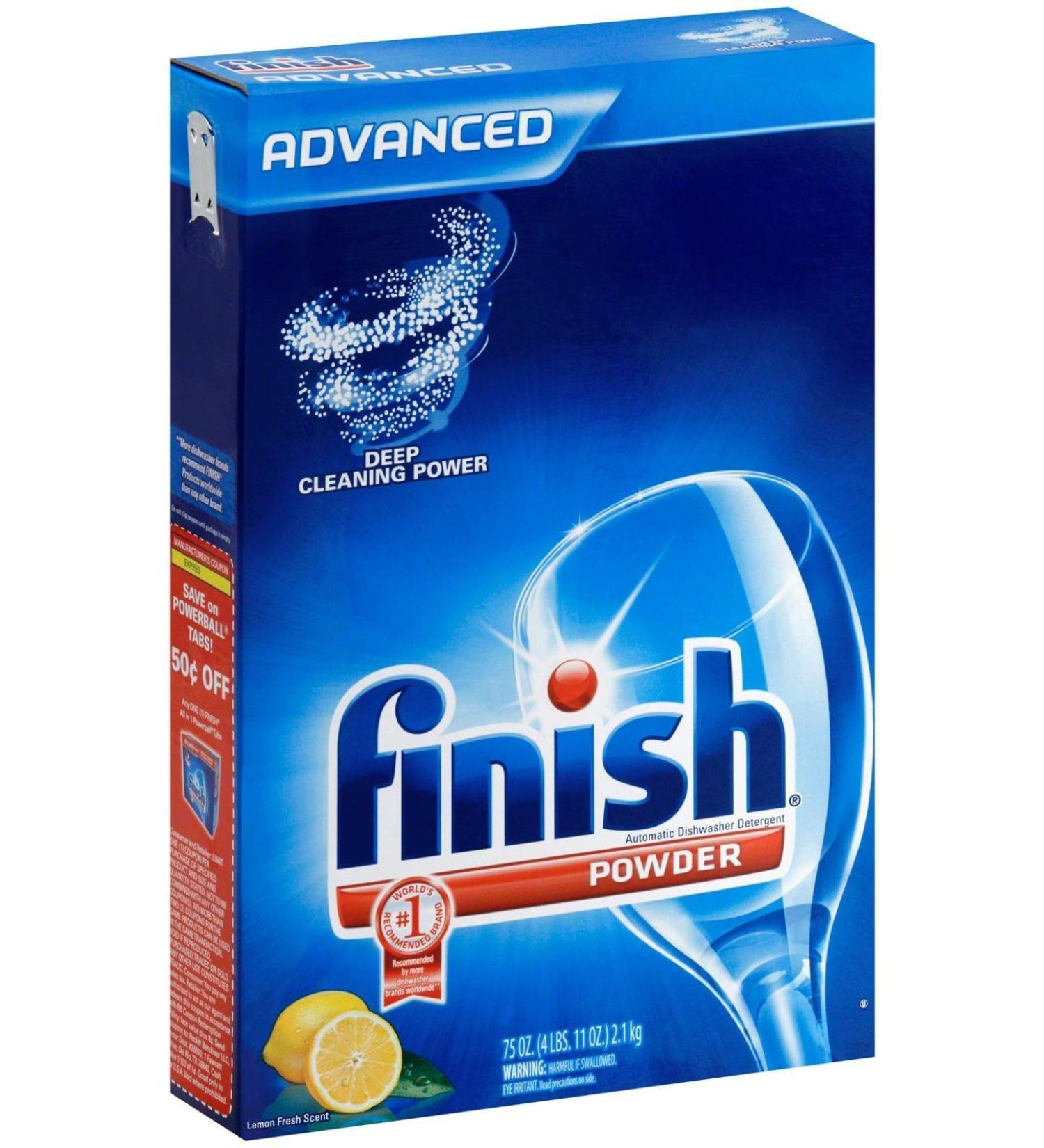 Buy Finish Powder Lemon Fresh 75 oz - Powerful Dishwashing Detergent for Sparkling Clean Dishes | Free International Shipping - Buy Online on SooperMarket.com