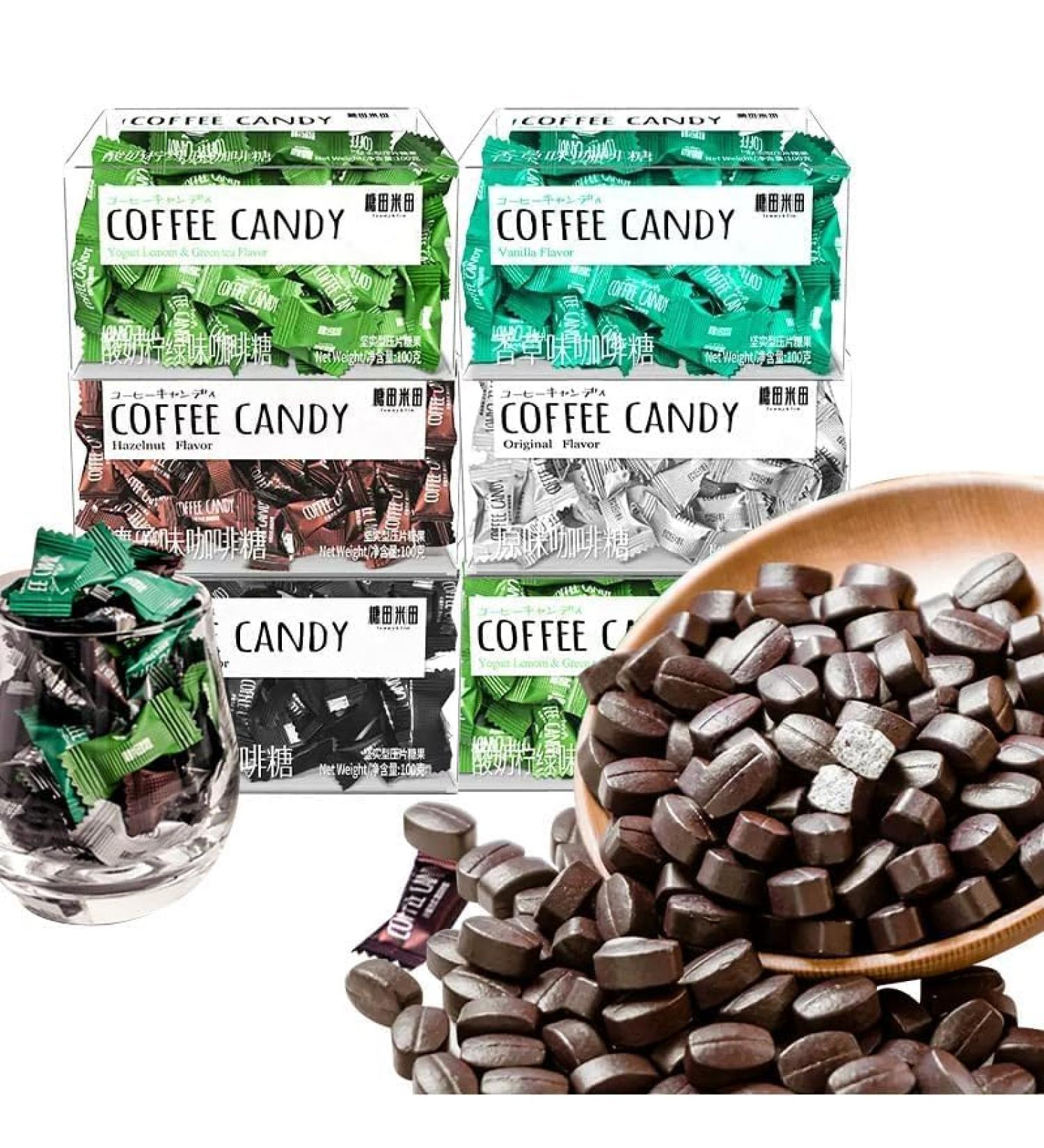 6 flavors of coffee candy Chewing coffee candy Nut Snacks Coffee flavored snacks Ready to eat Office Snacks Coffee Flavored Candy Wedding Candies coffee fondant (Mixed Flavors 6 box) Mixed Flavors 6 box - Buy Online on SooperMarket.com