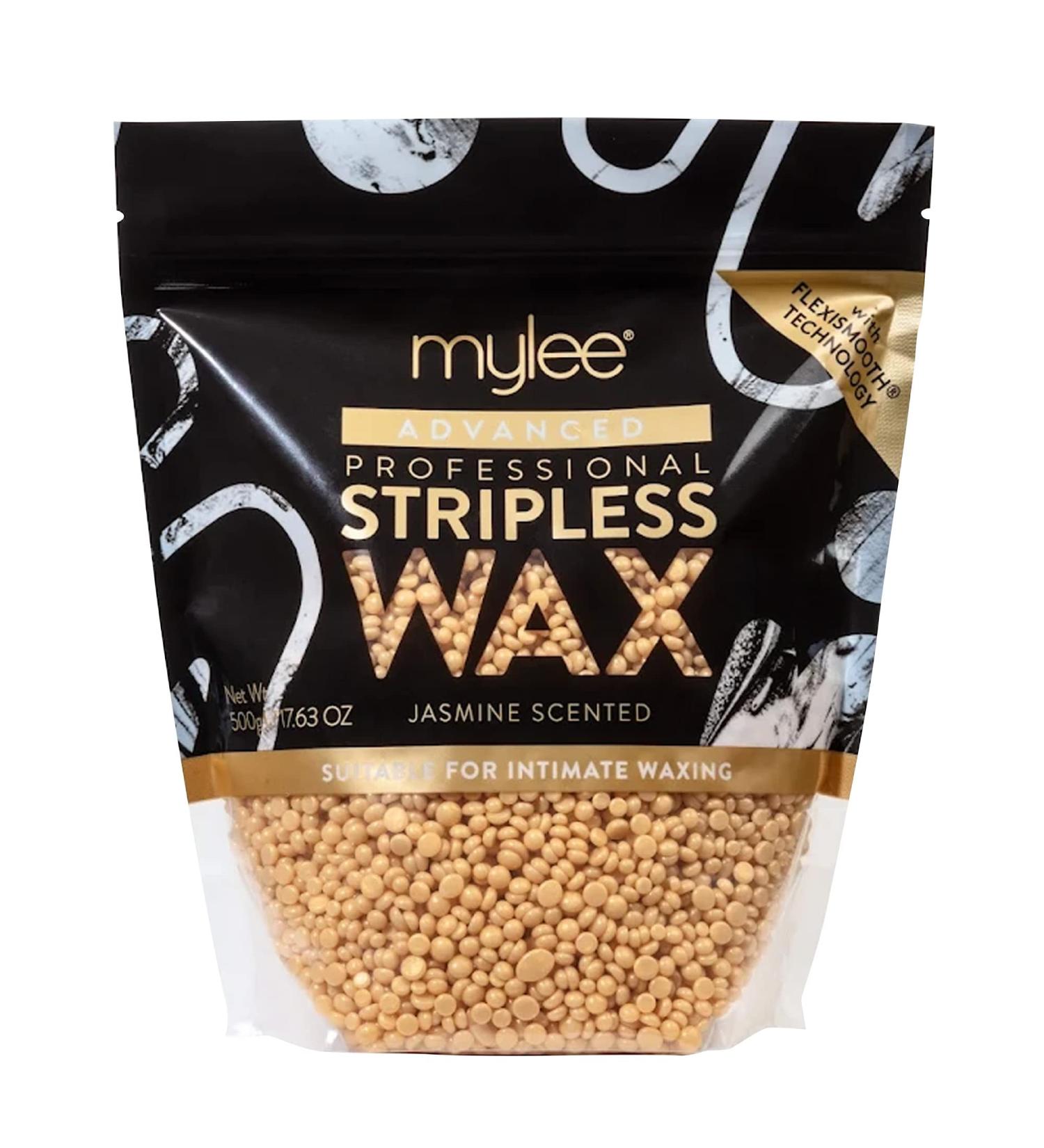 Mylee Advanced Stripless Wax 500g - Professional Hard Wax Beads for Painless Hair Removal - No Strips Needed - Peelable Hot Wax for Full Body, Face, Bikini & Brazilian - Buy Online on SooperMarket.com