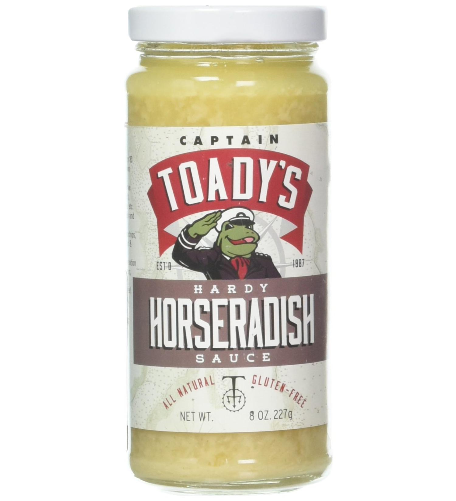 CAPTAIN TOADYS Horseradish Sauce, 8 OZ
