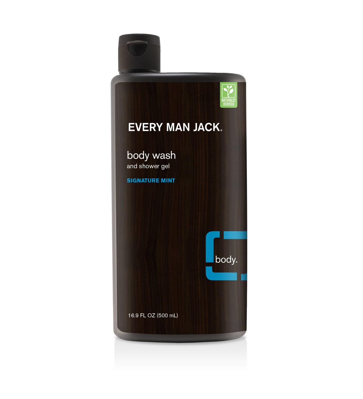 Every Man Jack Signature Mint Body Wash 16.9 oz - Refreshing Men's Shower Gel - Buy Online on SooperMarket.com