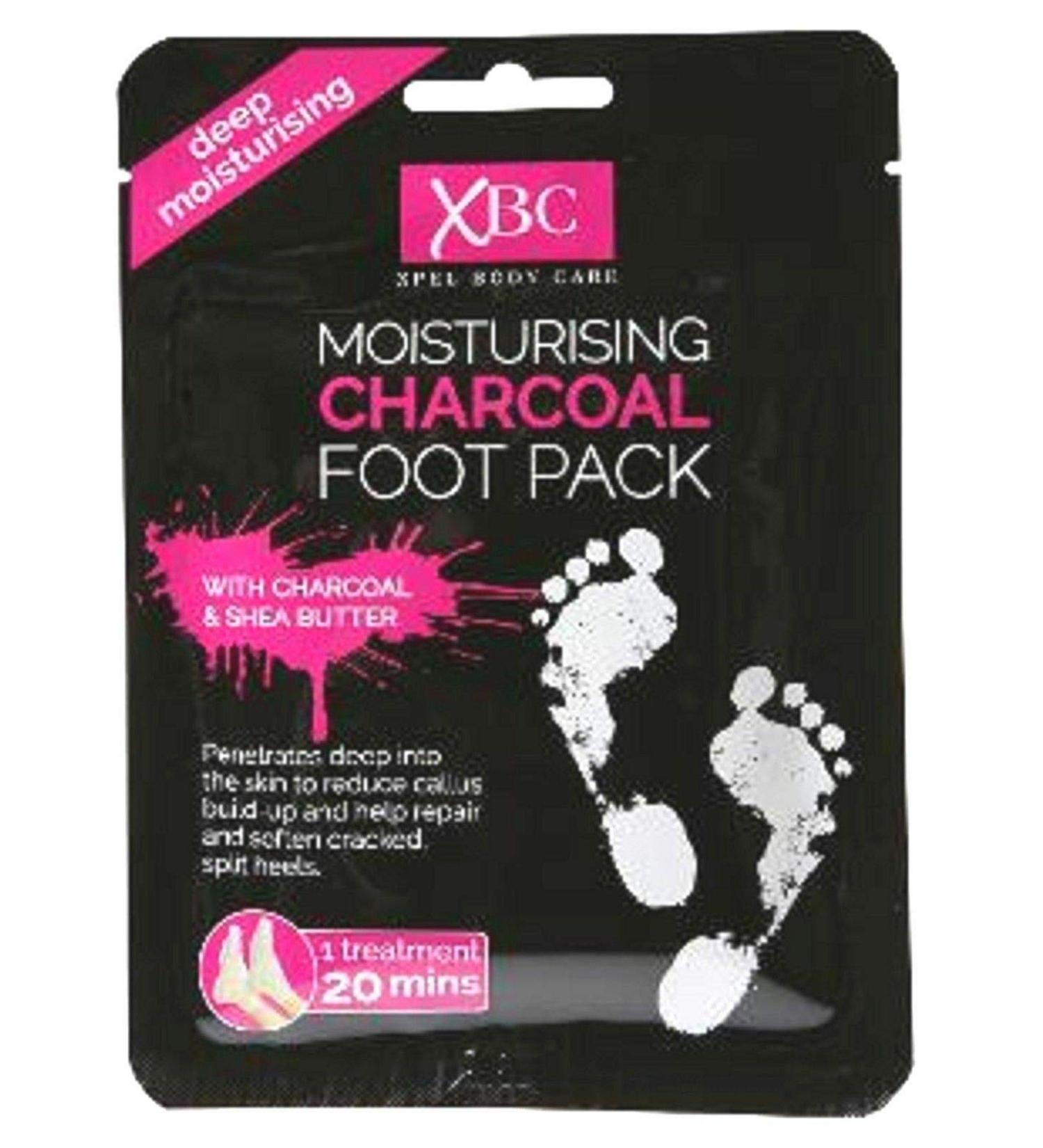 XBC Moisturising Charcoal Foot Pack 30 g (1 pack)
