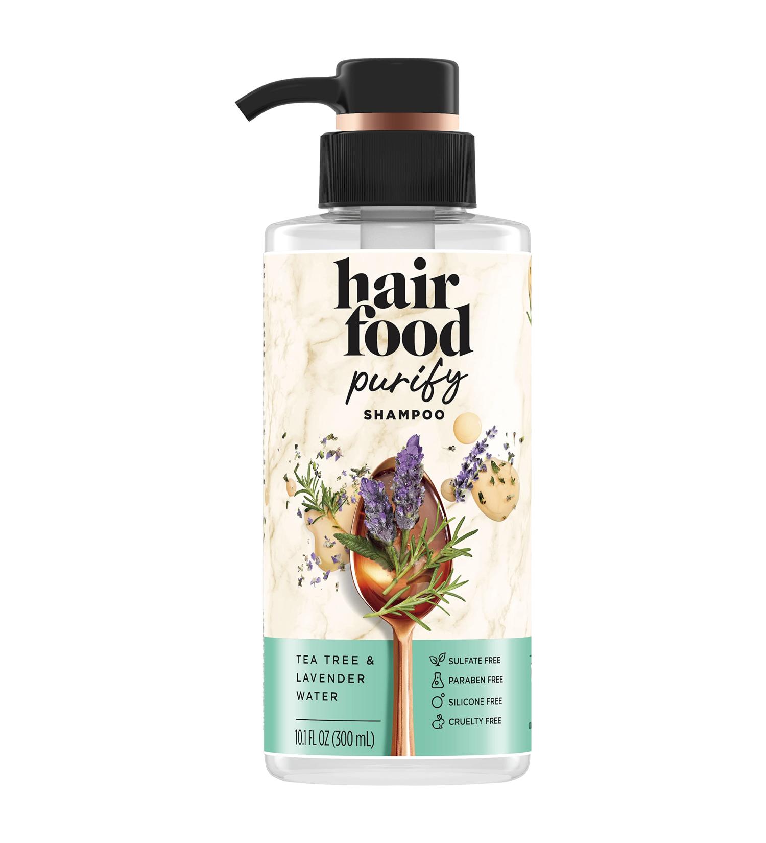 Buy Hair Food Shampoo with Tea Tree & Lavender Water - 10.1 Oz | International Shipping Available - Buy Online on SooperMarket.com