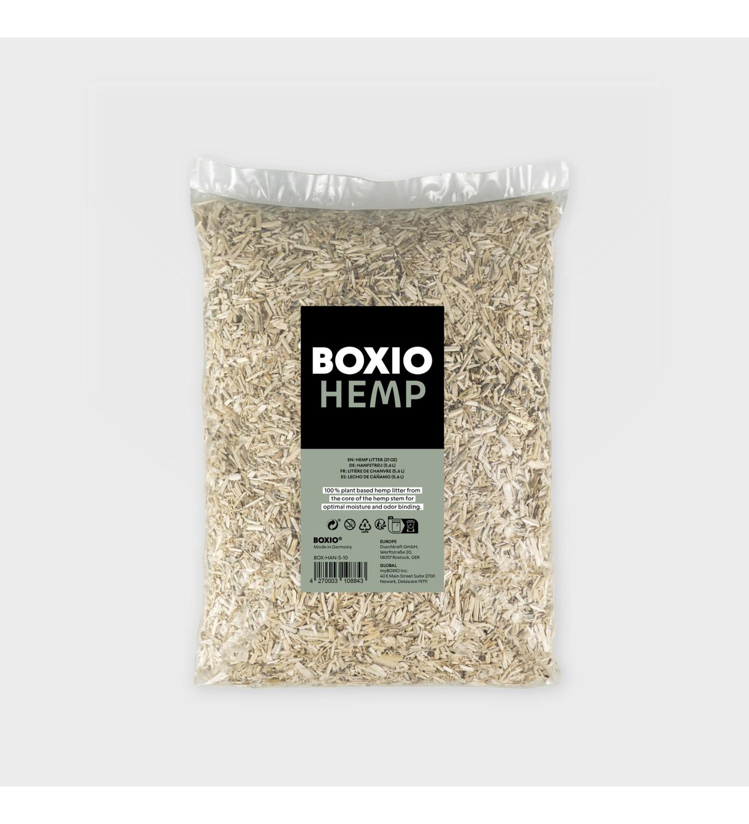Boxio Hemp 5.6L Odor Neutralizer - Ideal for Camping Toilets Compost Toilets & Small Animal Litter - Buy Online on SooperMarket.com
