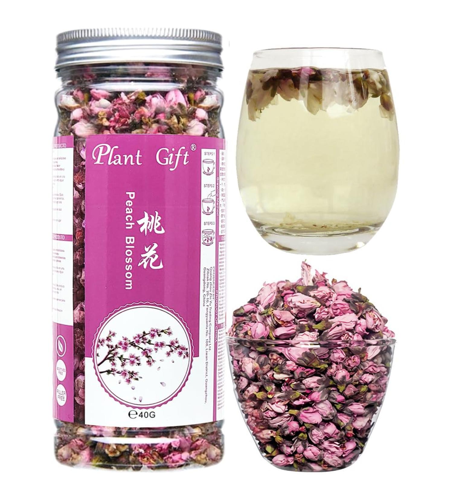 Buy Organic Dried Peach Blossom 40g - Perfect for Tea & DIY Crafts | International Shipping - Buy Online on SooperMarket.com