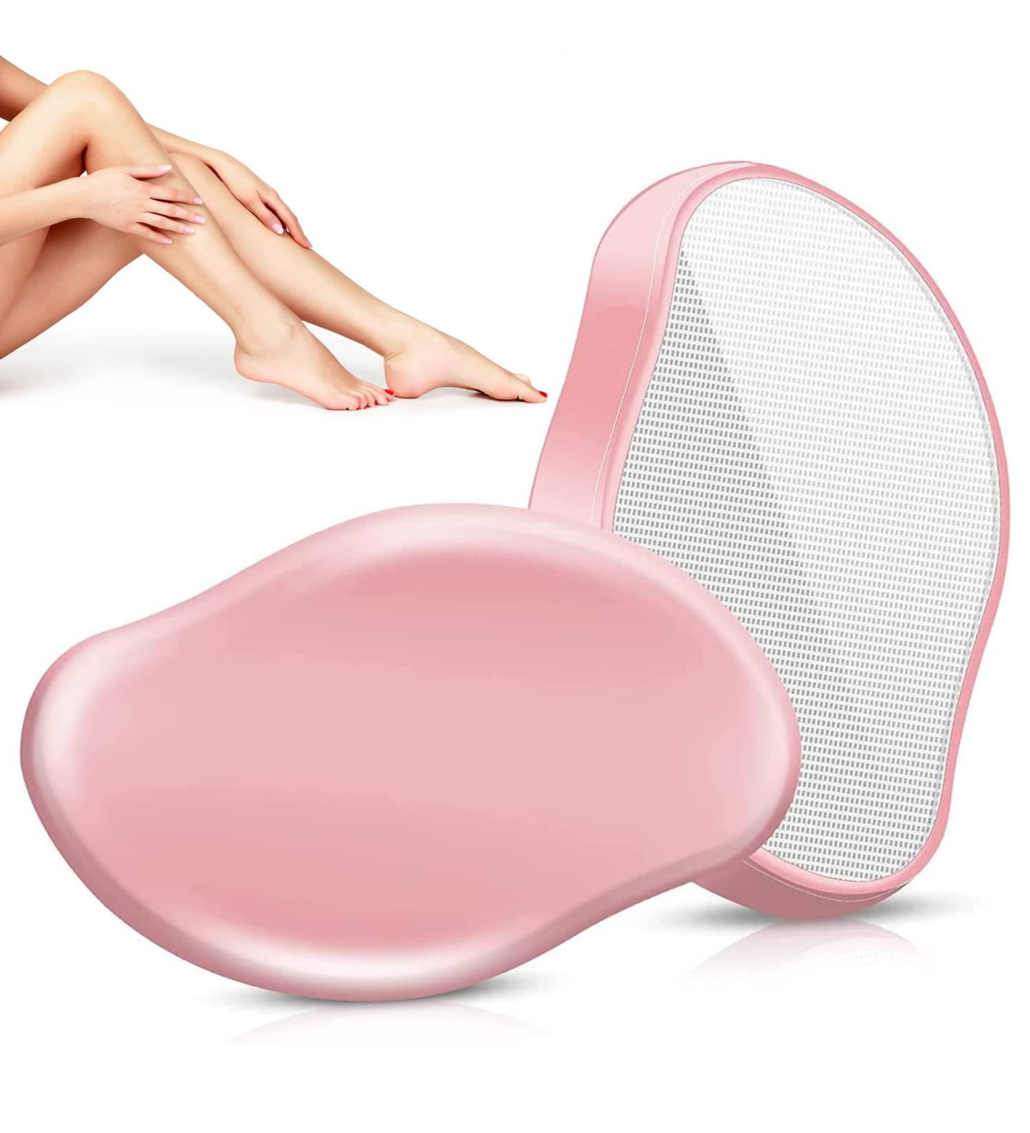 Crystal Hair Eraser - Reusable Hair Removal Tool for Men and Women - Painless Exfoliation - Magic Hair Remover for Back, Arms, Legs - Mistyrose - Buy Online on SooperMarket.com