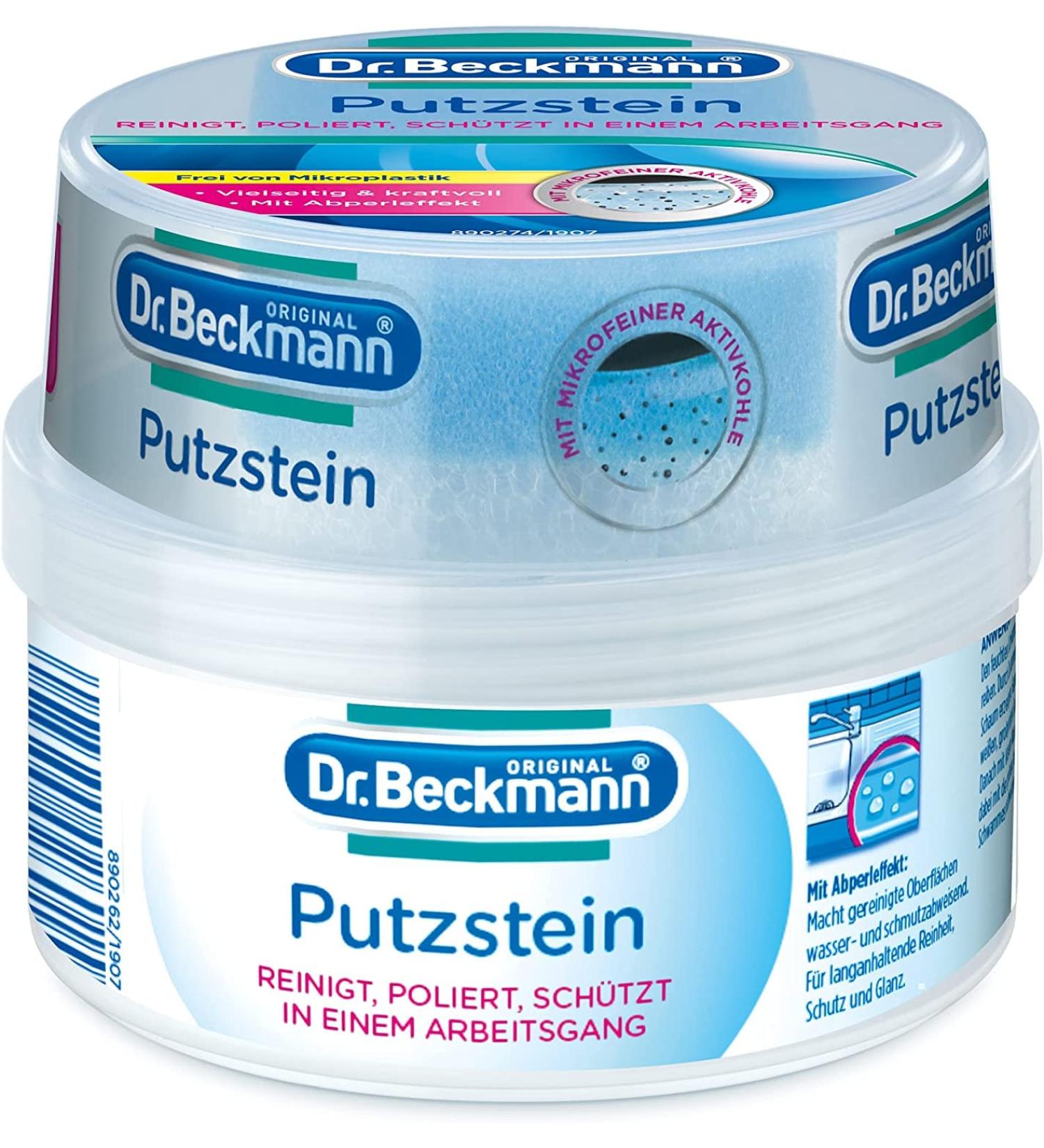 Dr. Beckmann Universal Cleaning Stone - 400g | All-Purpose Household Cleaner with 2-Phase Sponge | International Shipping Available - Buy Online on SooperMarket.com