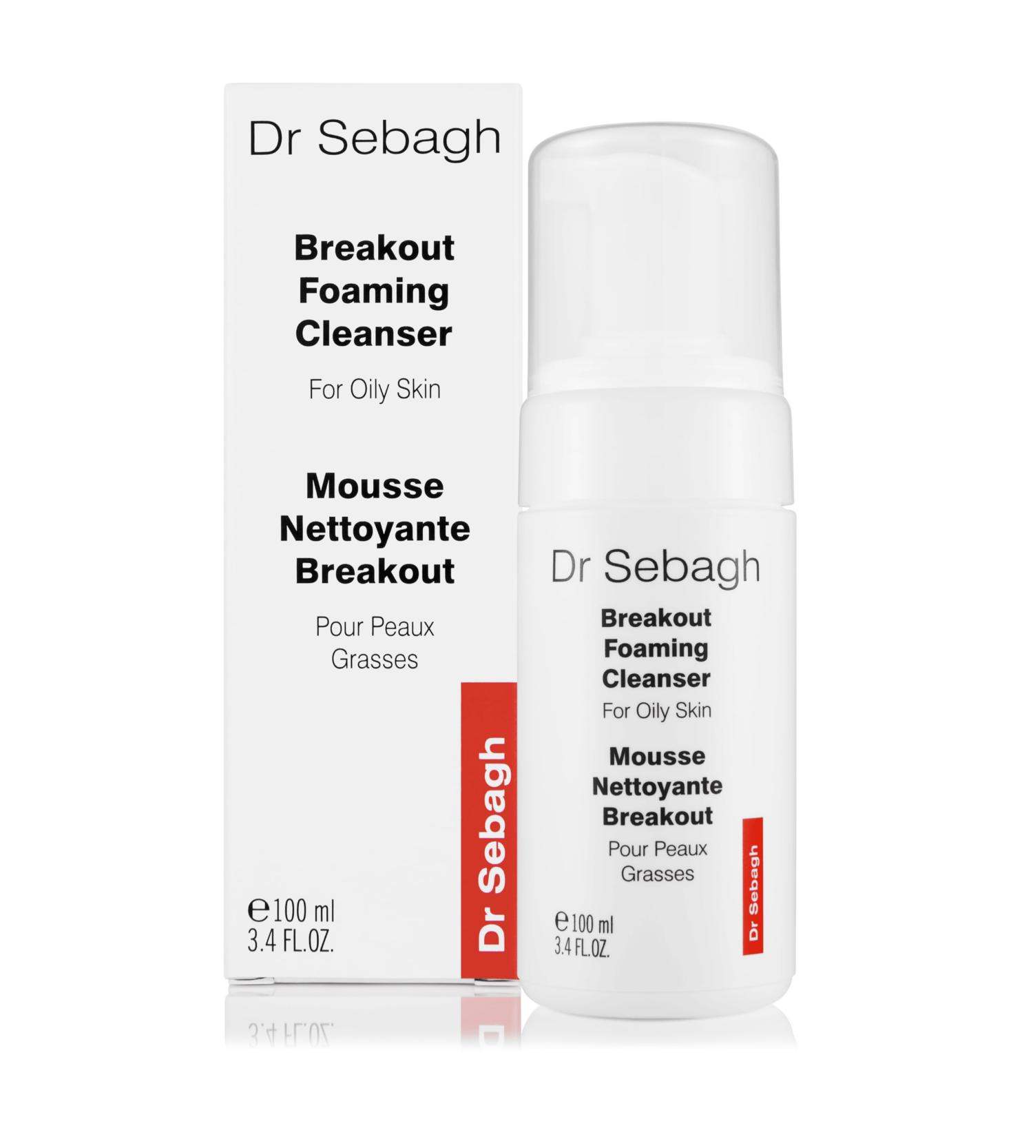 Dr Sebagh Breakout Foaming Cleanser | Anti-Blemish Face Wash for Oily & Acne-Prone Skin - 3.4 fl oz - Buy Online on SooperMarket.com