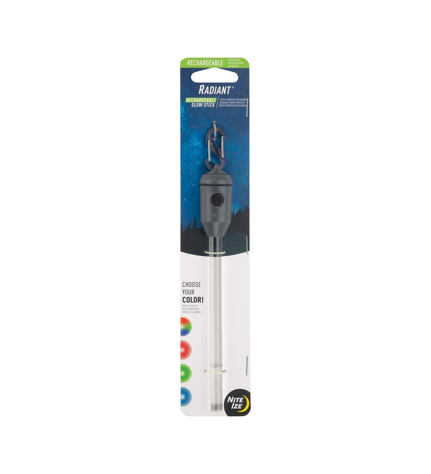 Nite Ize RGSR-07S-R3 Radiant Rechargeable LED Glow Stick Disc-O Select - Buy Online on SooperMarket.com