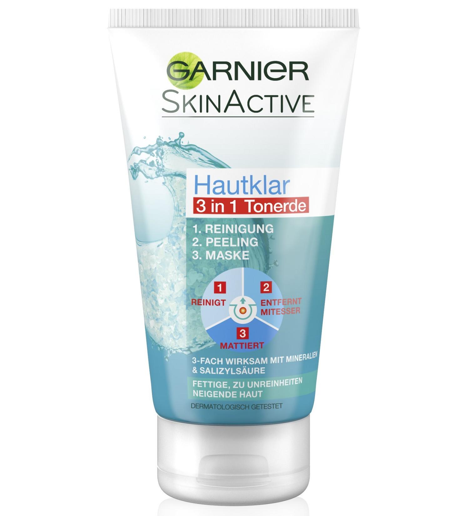 Garnier HAUTKLAR 3in1 Cleansing+Peeling+Mask