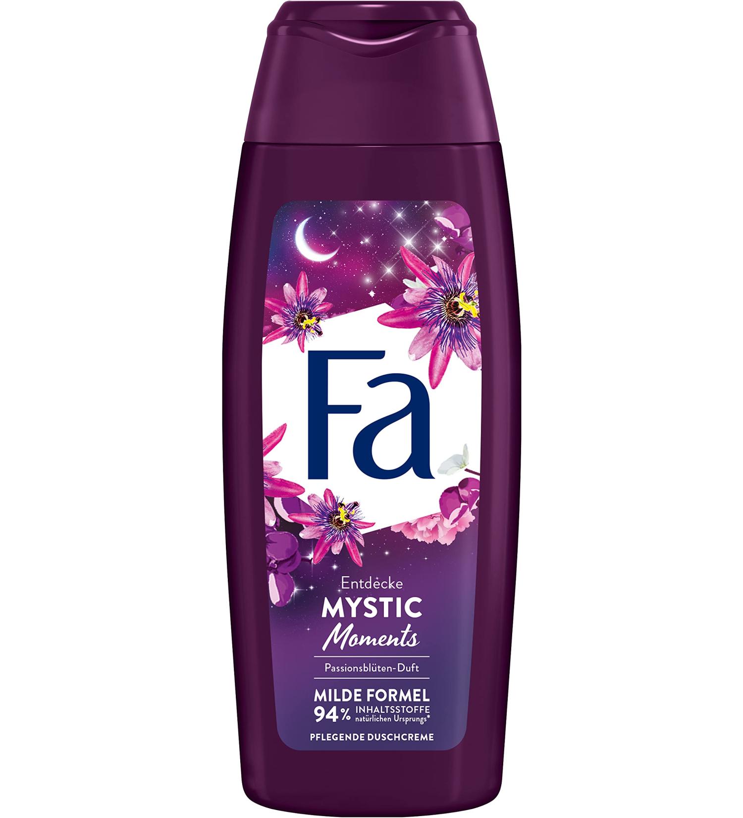 Fa Mystic Moments Shower Cream (250 ml) Nourishing Shower Gel with the Elegant Enchanting Fragrance of Passion Blossoms - Buy Online on SooperMarket.com