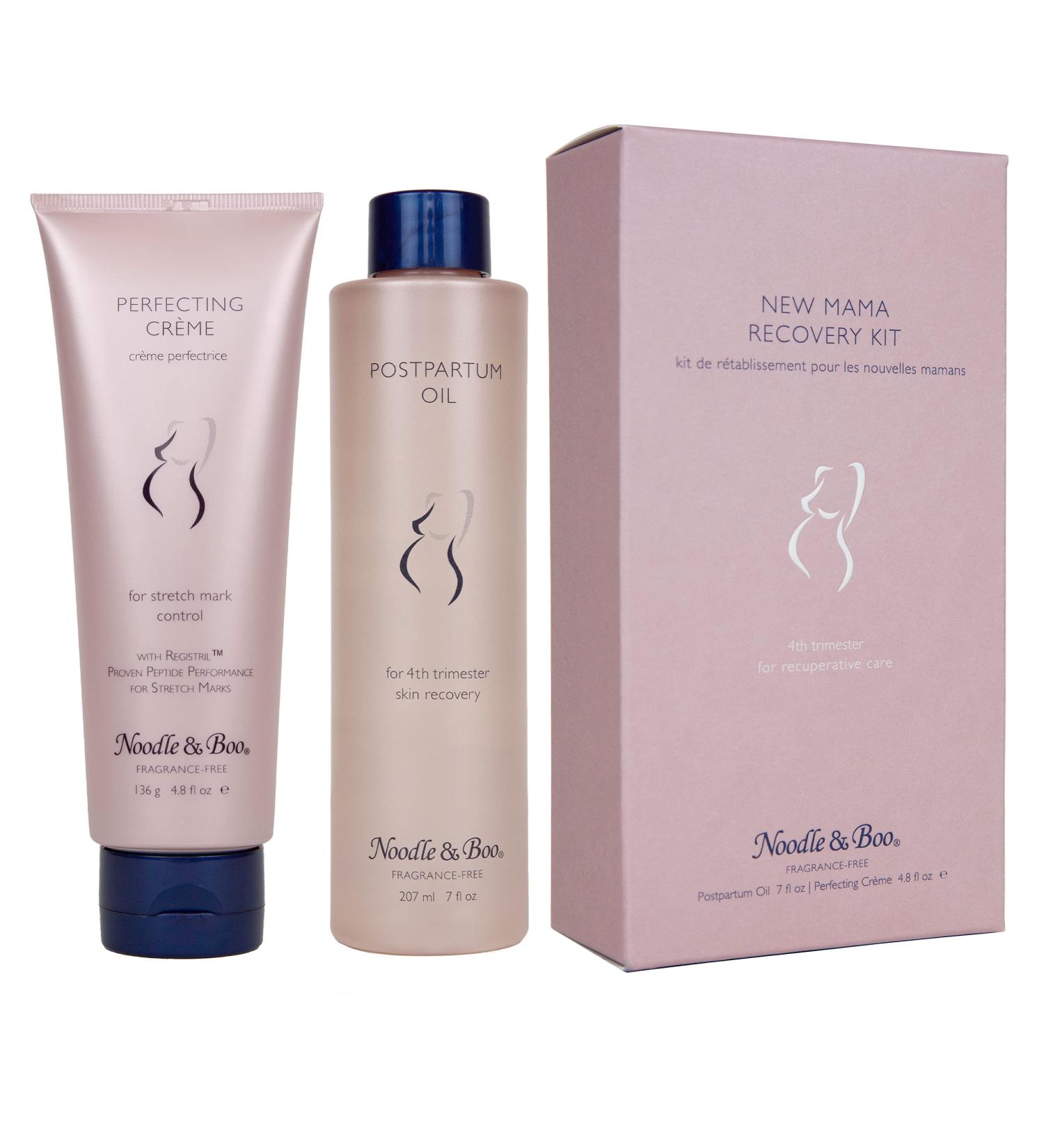 Noodle & Boo New Mama Skin Care Recovery Kit | Postpartum Oil & Perfecting Cr me - 4th Trimester Essentials - 11.8 fl. oz - Buy Online on SooperMarket.com