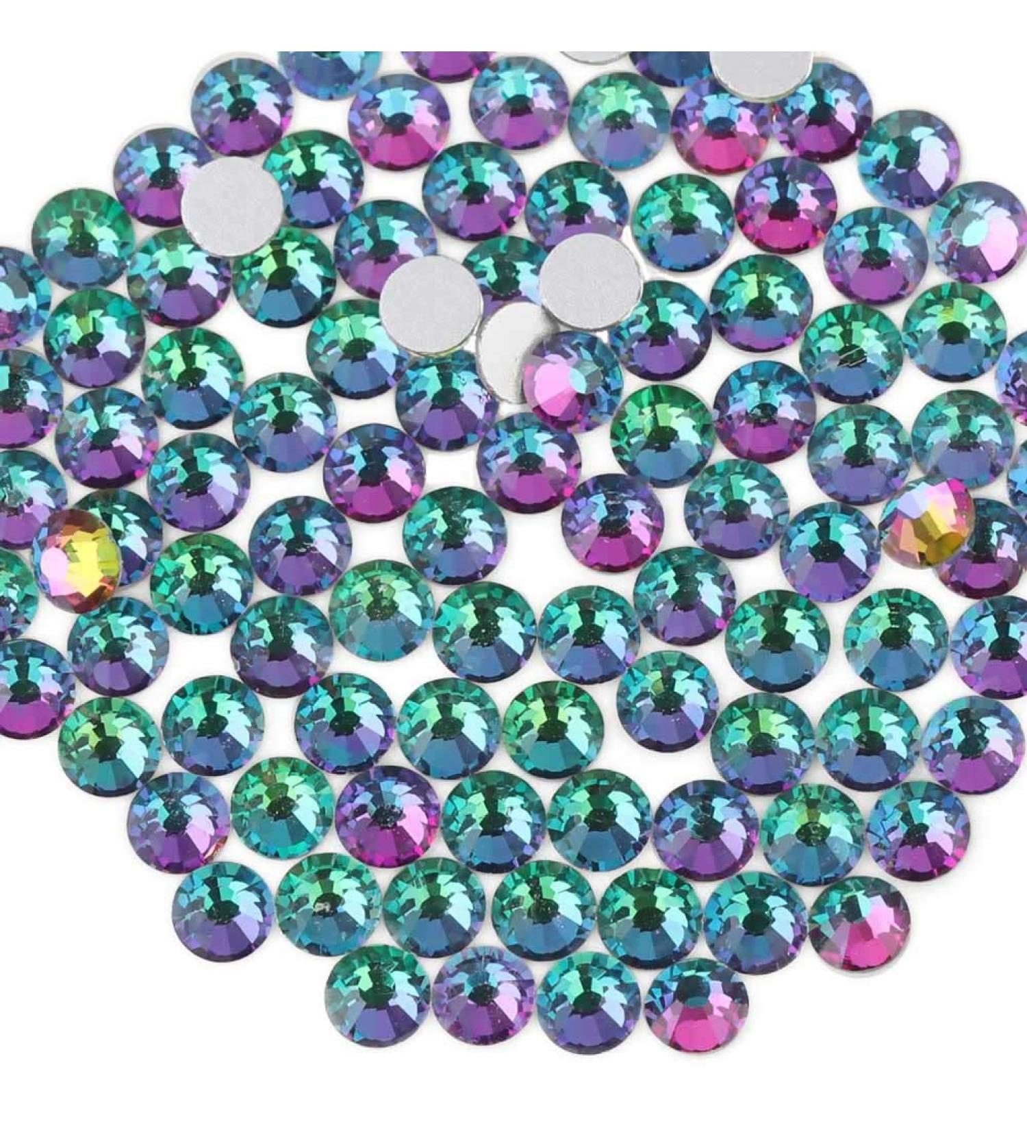 Beadsland 1440 Flat Back Rhinestones - Green Volcano SS20 Nail Crystals (4.6-4.8mm) for Stunning Nail Art | International Shipping Available - Buy Online on SooperMarket.com