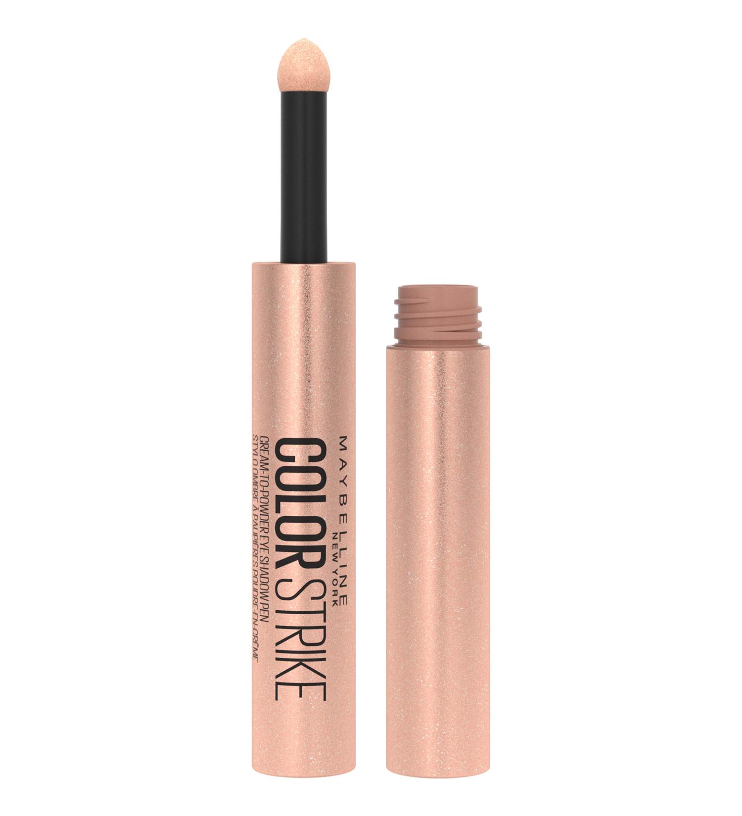 Maybelline Color Strike Eye Shadow Pen - Cream To Powder Finish - 30 Spark - 0.012 Fl Oz - Pack of 1 - Buy Online on SooperMarket.com