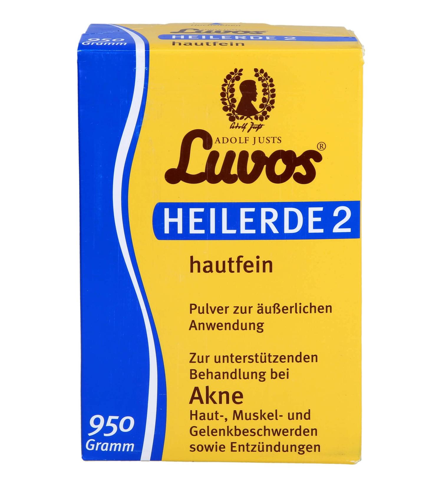 Luvos Healing Earth 2 Aeusserlich 950g - Natural Skin Care & Healing Clay - International Shipping - Buy Online on SooperMarket.com