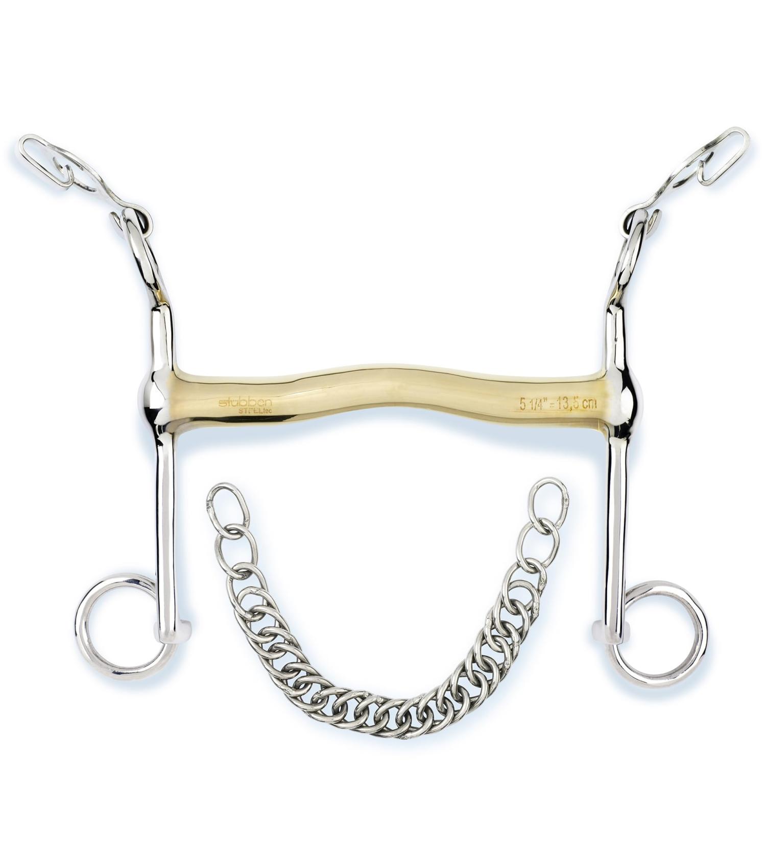 St bben 2290 Dressage curb bit 13.5 cm - 16 mm - Sweet Copper
